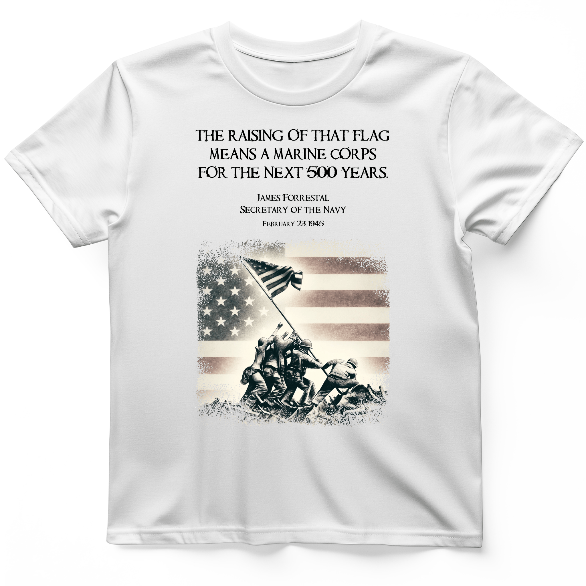 Iwo Jima Flag T-Shirt