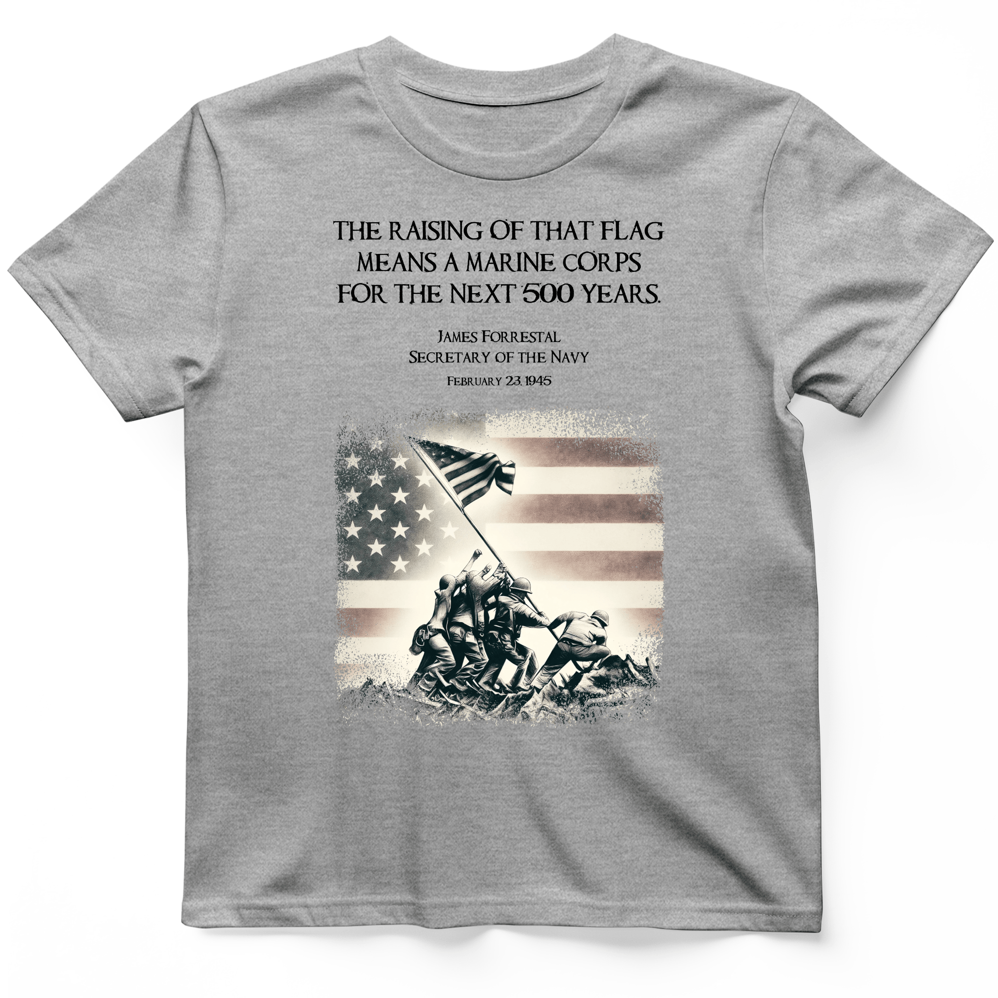 Iwo Jima Flag T-Shirt