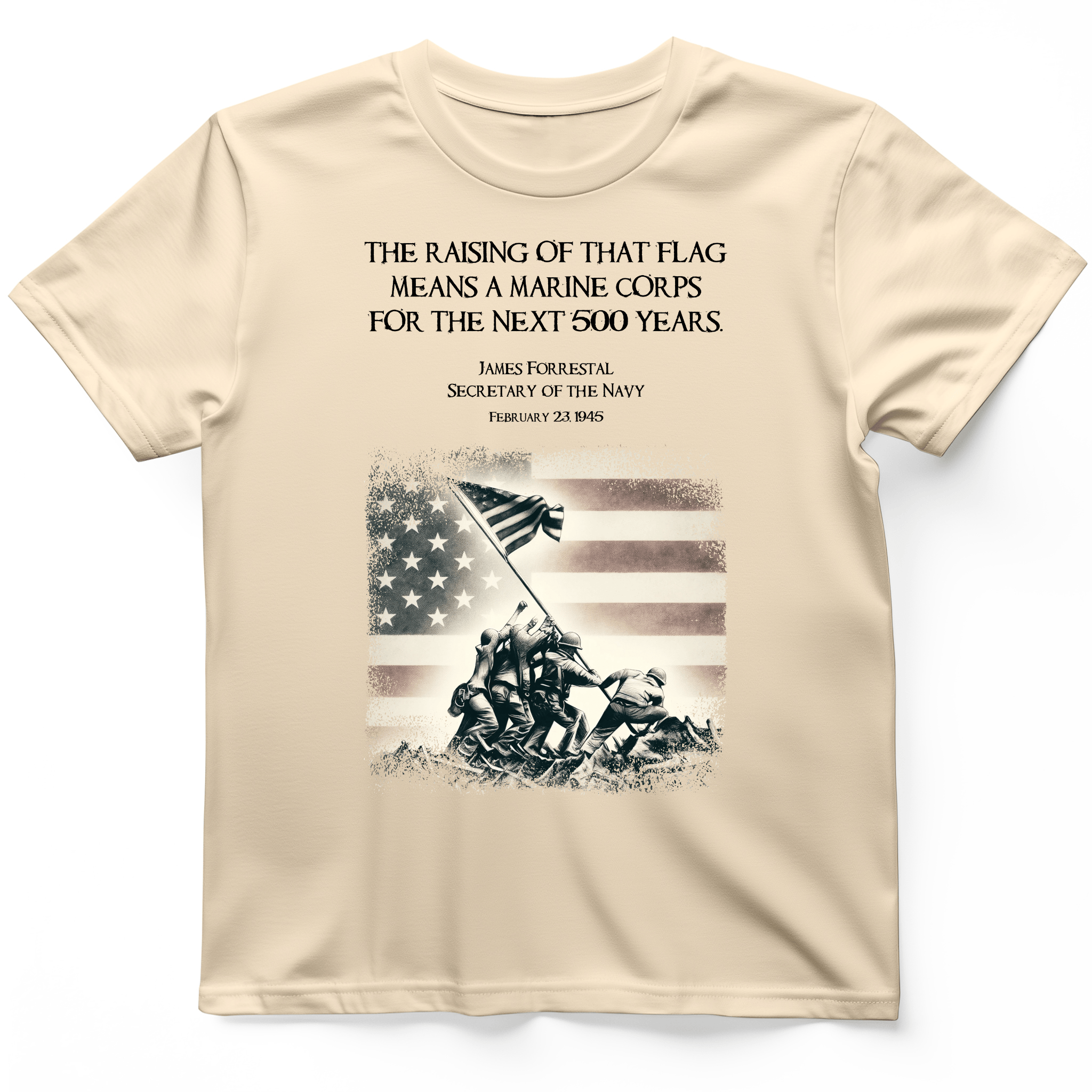 Iwo Jima Flag T-Shirt