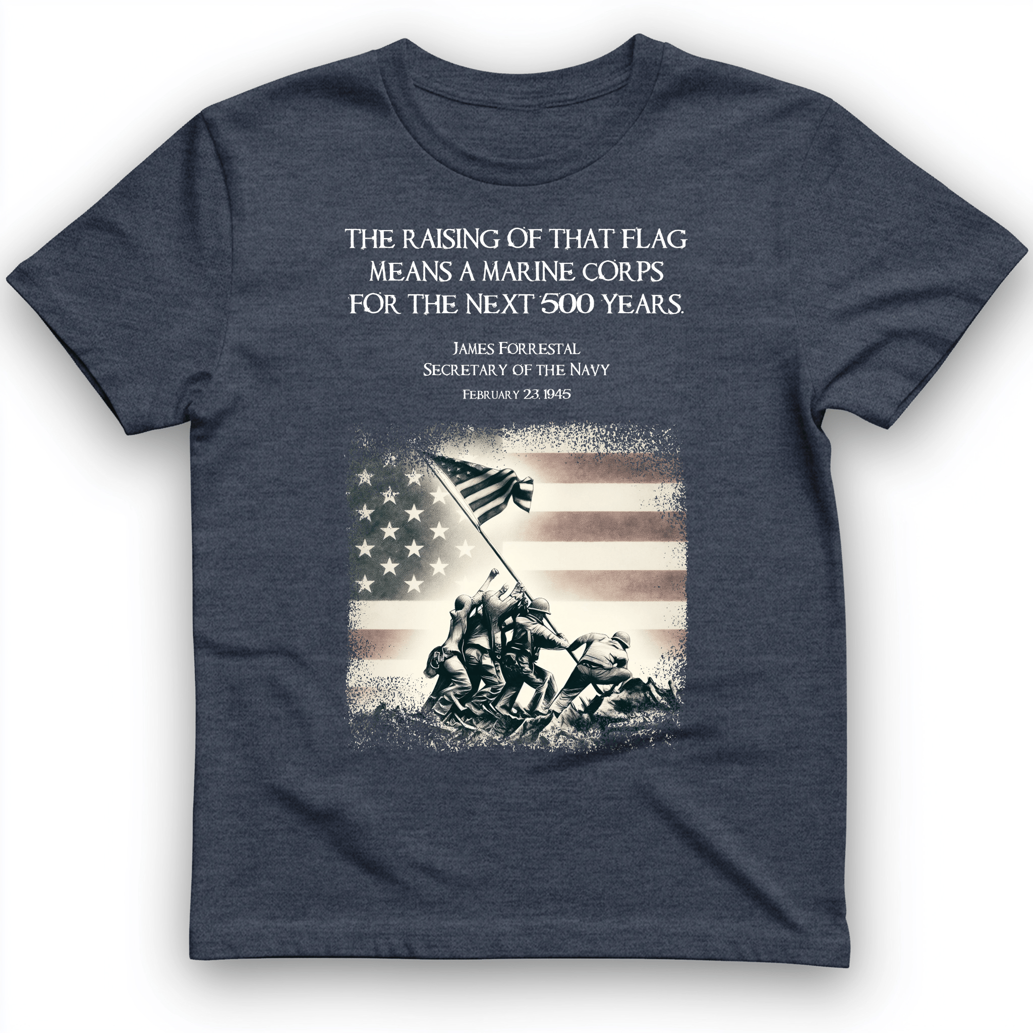 Iwo Jima Flag T-Shirt