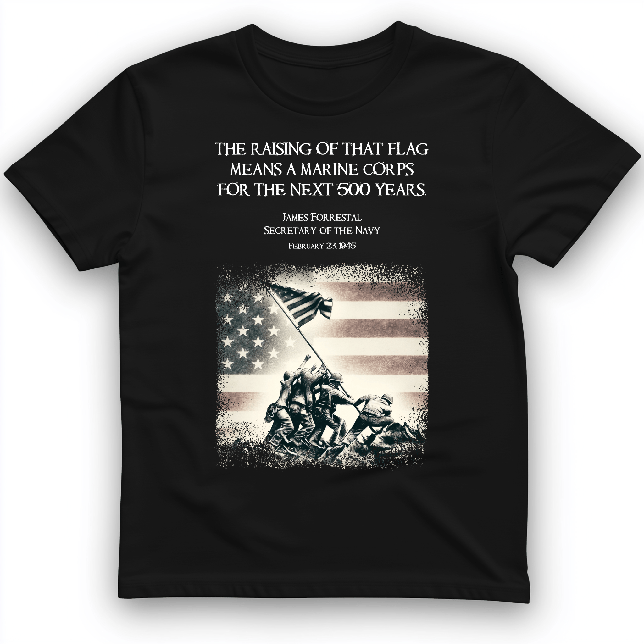 Iwo Jima Flag T-Shirt