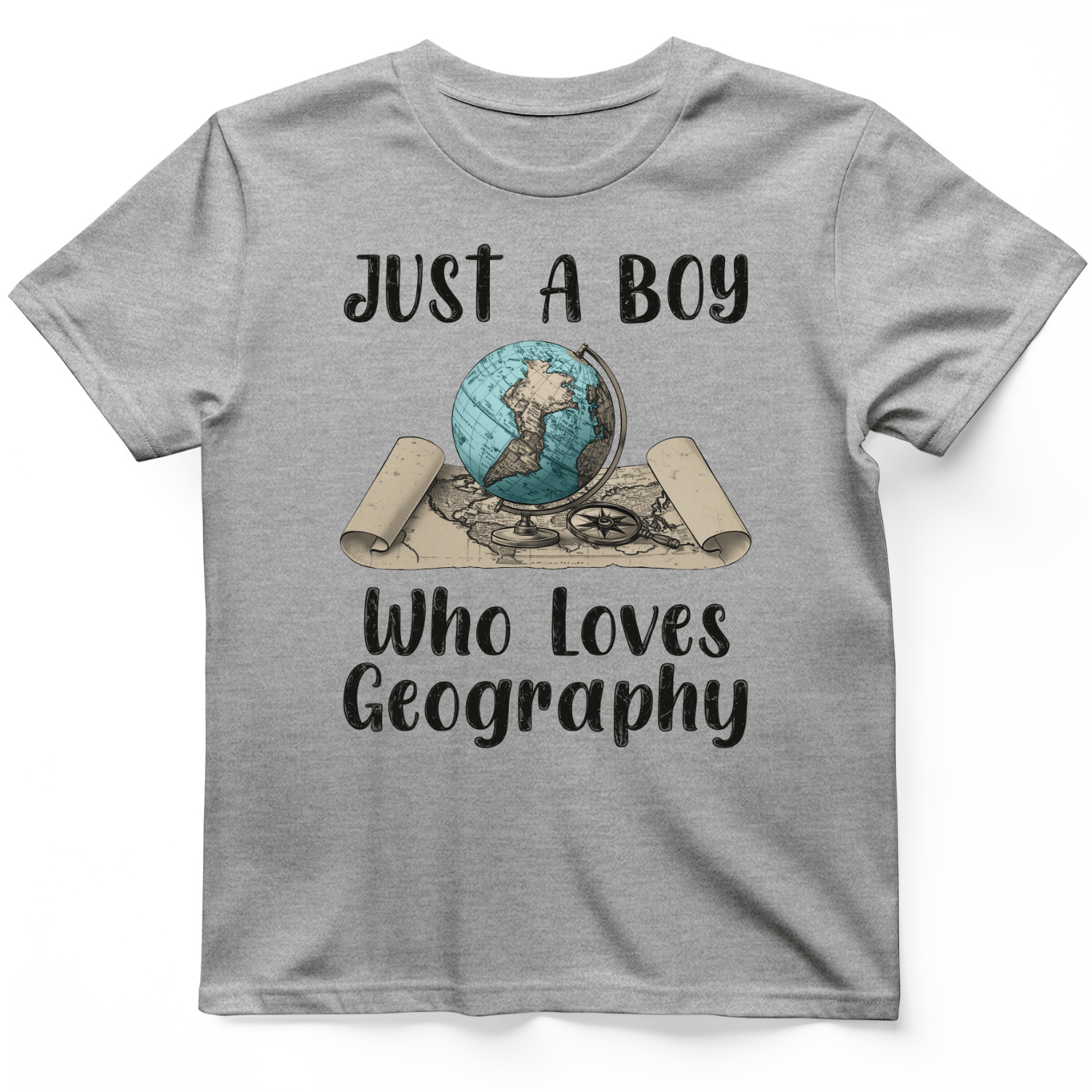 Just a Boy Who Loves geography T-Shirt