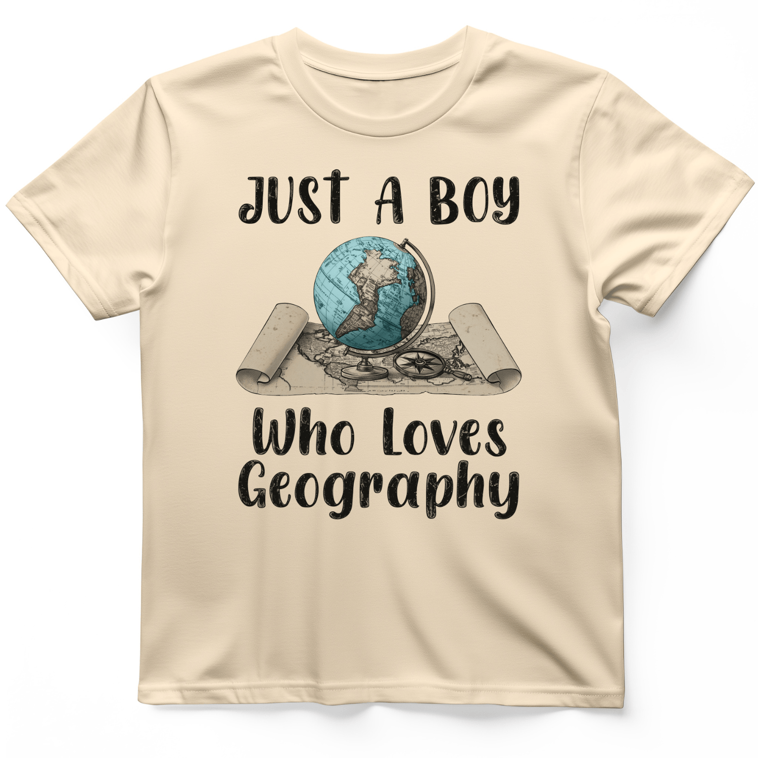 Just a Boy Who Loves geography T-Shirt
