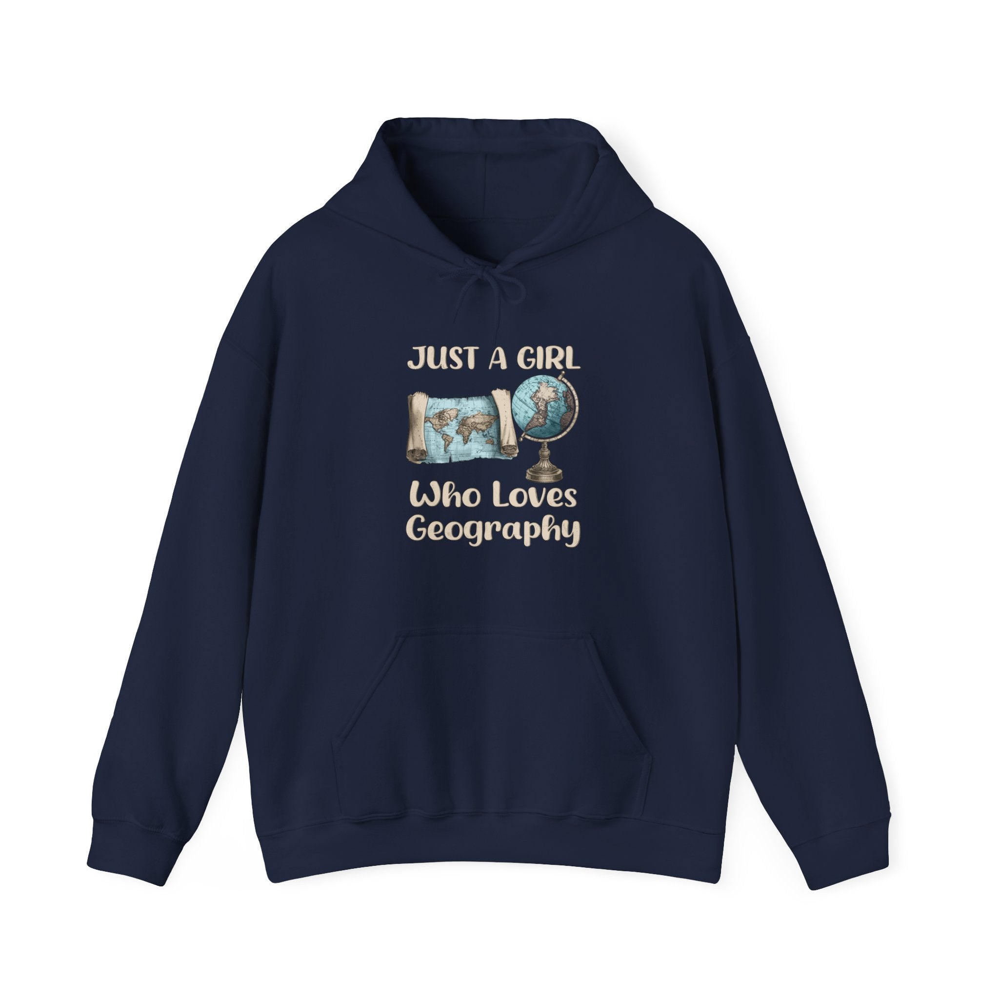 Just a Girl Who Loves Geography Hoodie