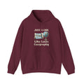 Just a Girl Who Loves Geography Hoodie