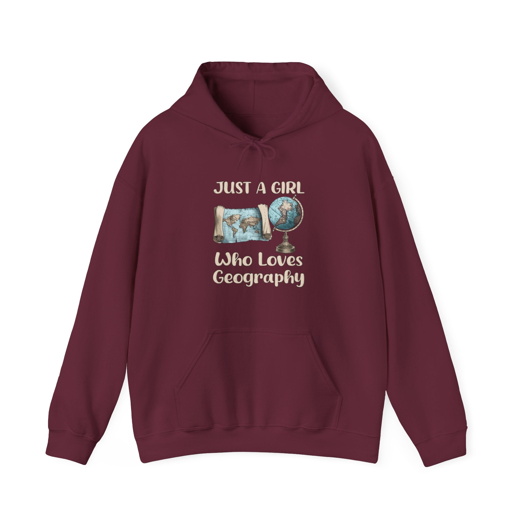 Just a Girl Who Loves Geography Hoodie