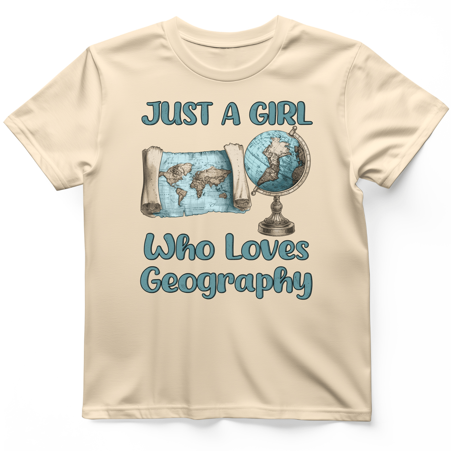 Just a Girl Who Loves Geography T-Shirt