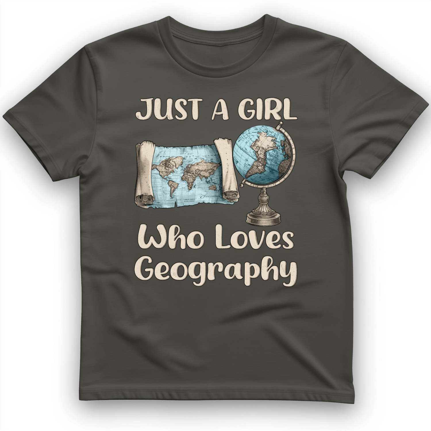 Just a Girl Who Loves Geography T-Shirt