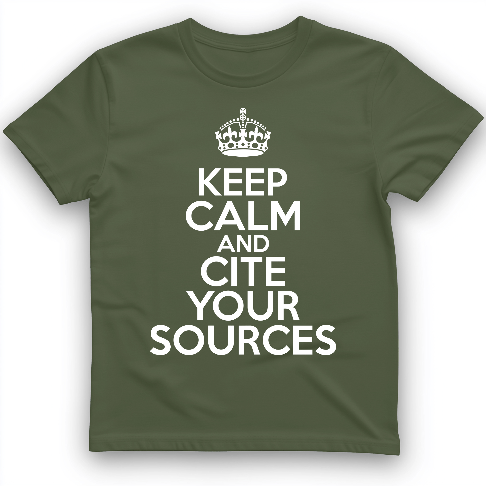 Keep Calm and Cite Your Sources T-Shirt