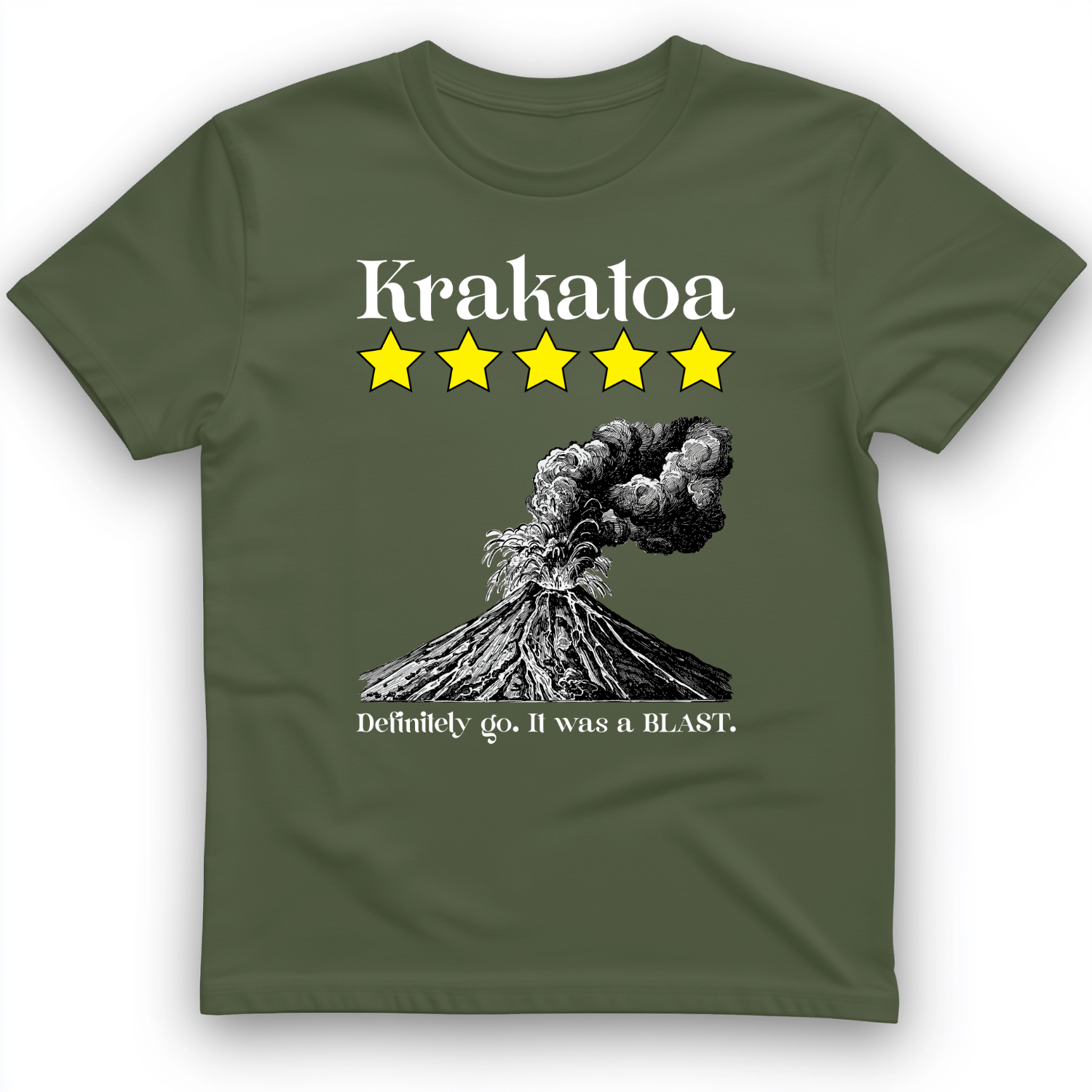 Krakatoa 5 Star T-Shirt