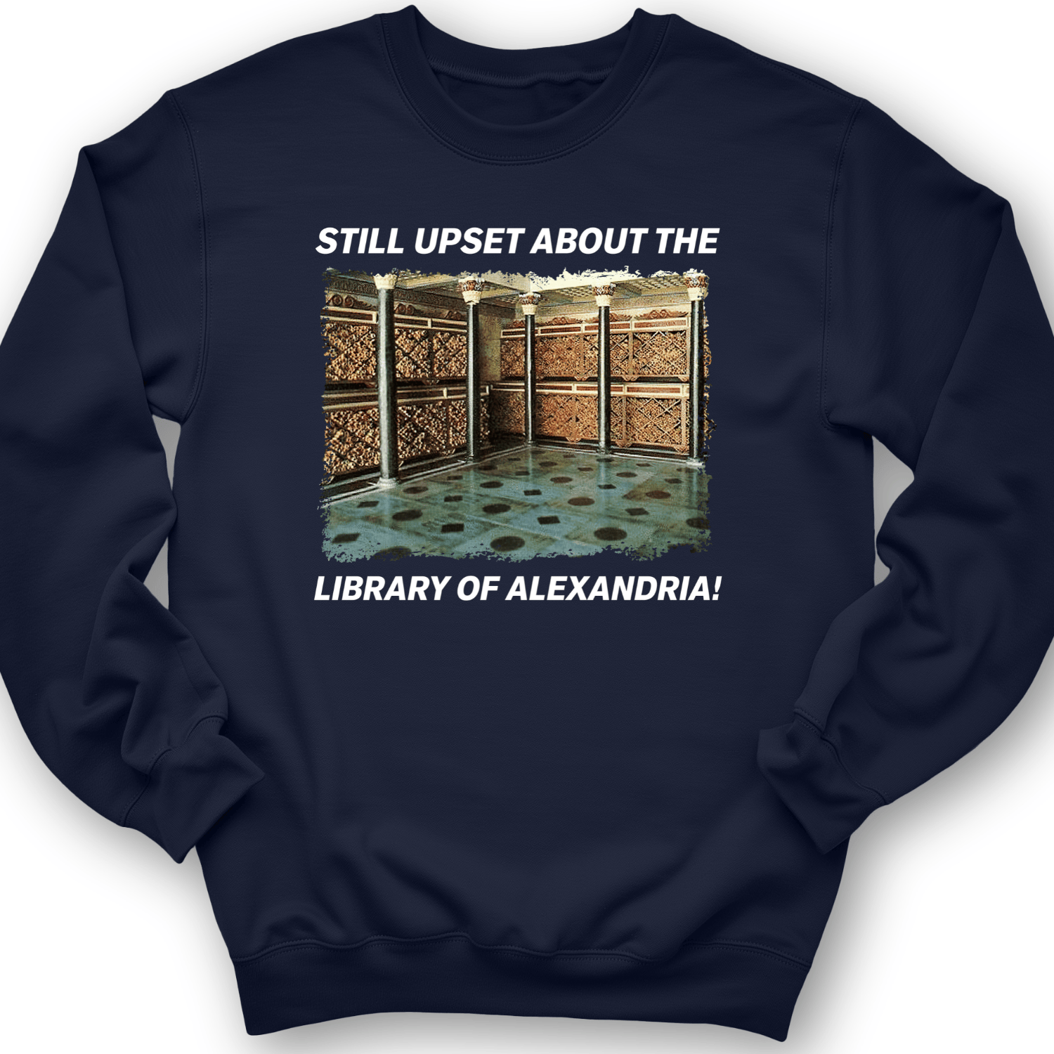 Library Of Alexandria Crewneck