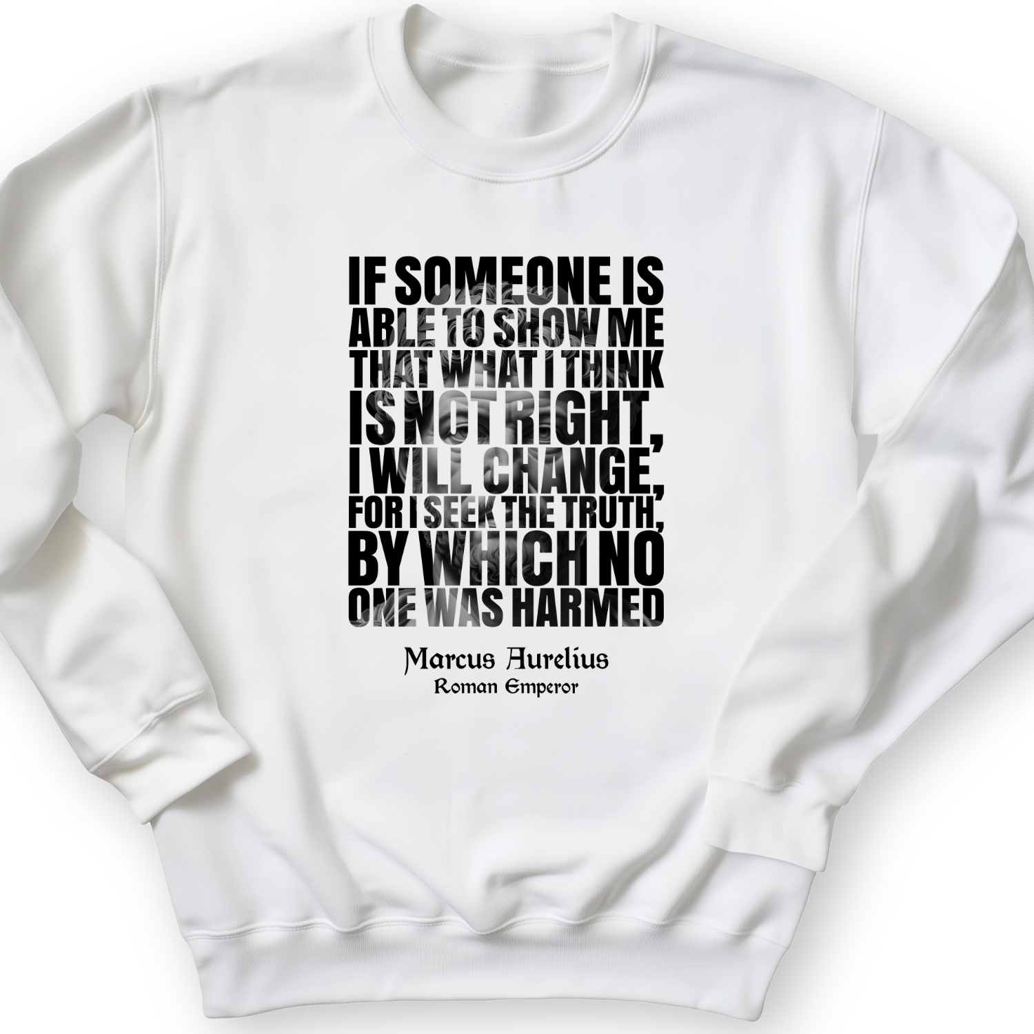 Marcus Aurelius Quote Crewneck