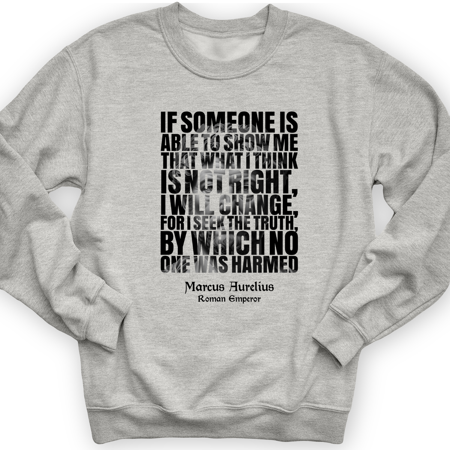 Marcus Aurelius Quote Crewneck
