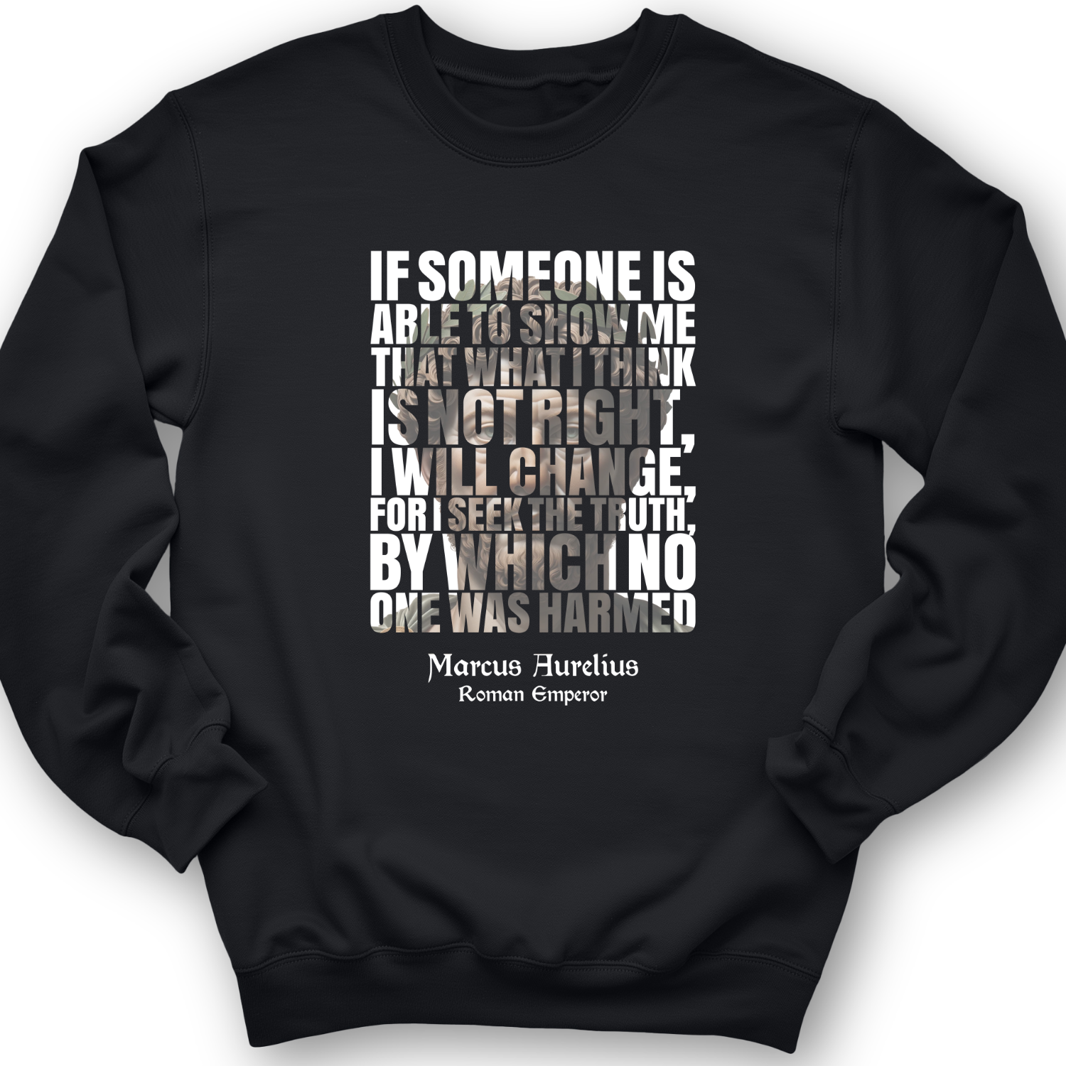 Marcus Aurelius Quote Crewneck