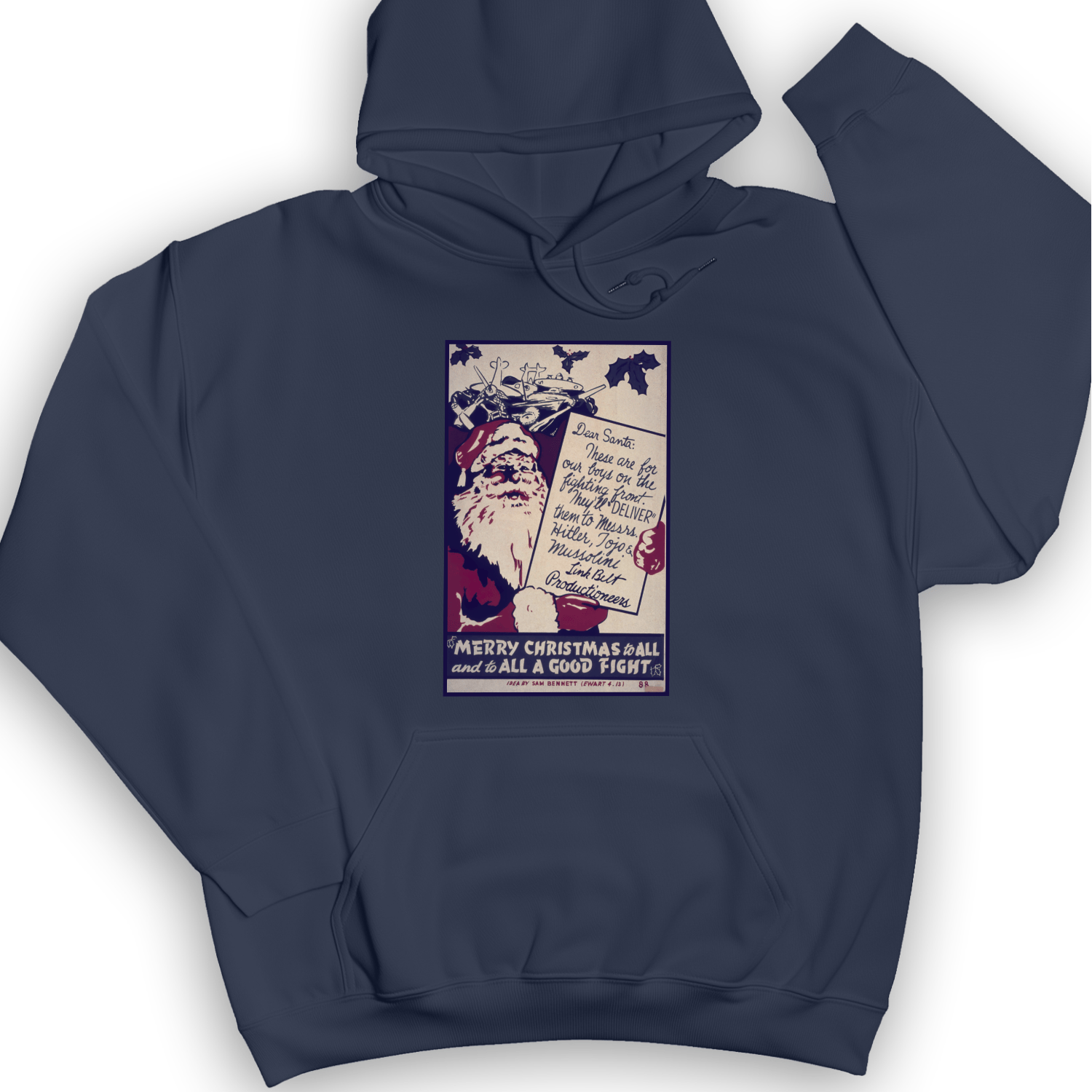 Merry Christmas To All And To All A Good Fight Hoodie