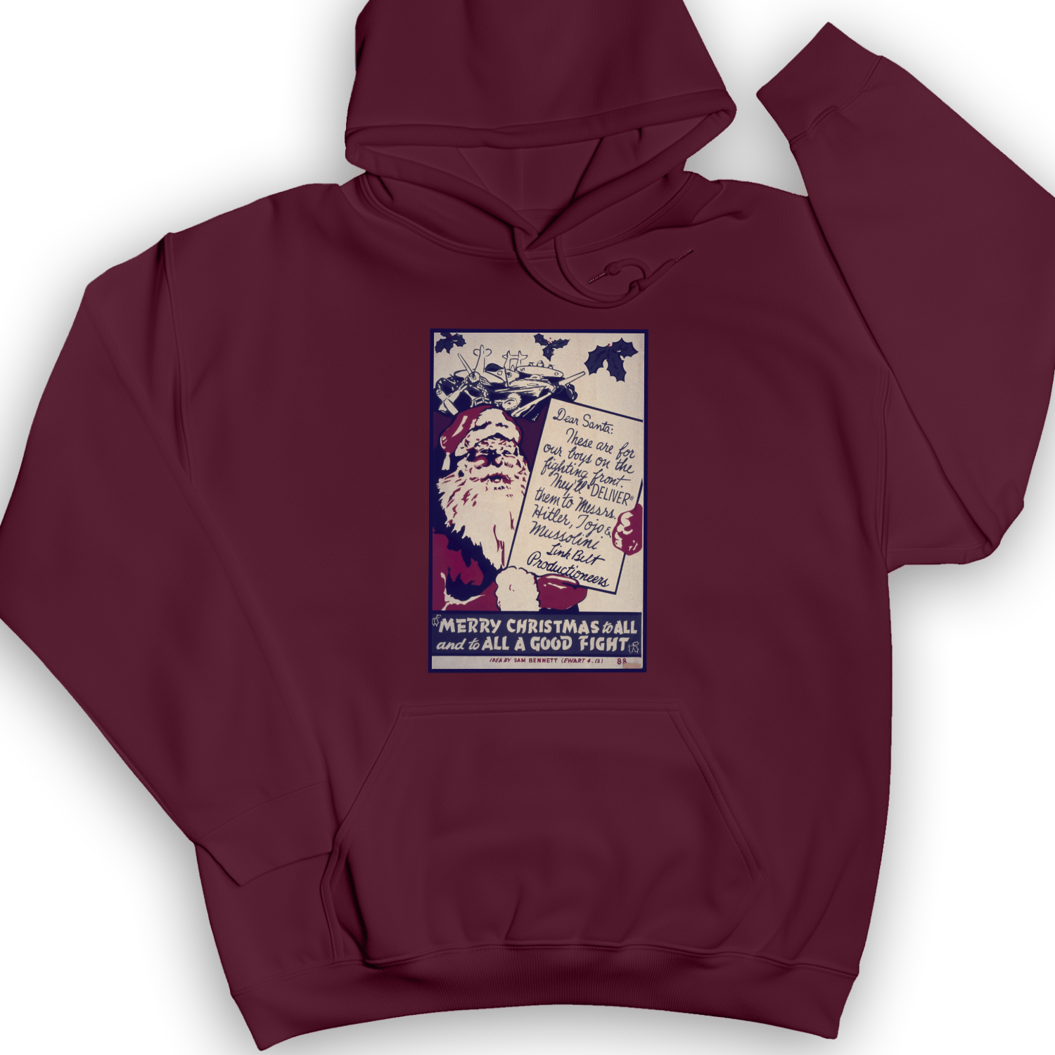 Merry Christmas To All And To All A Good Fight Hoodie