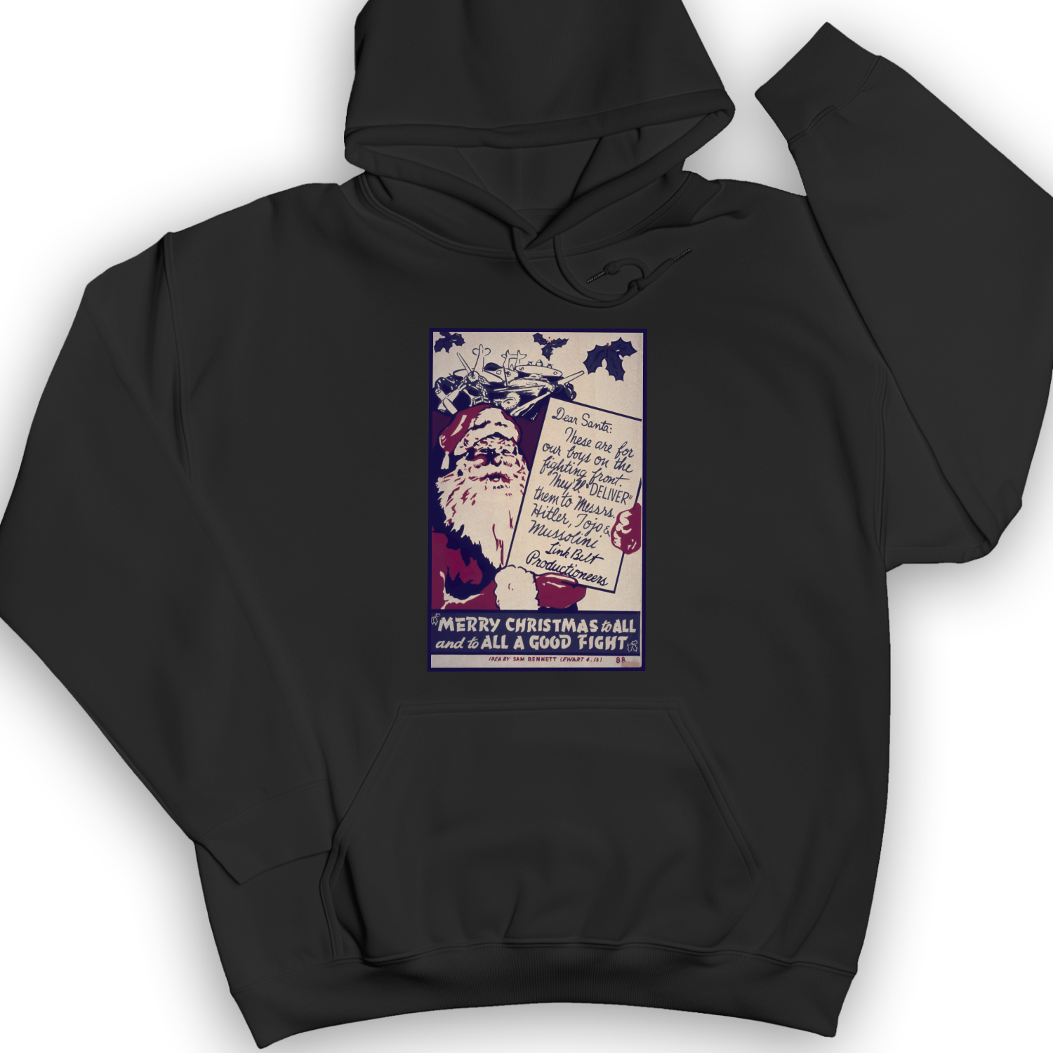 Merry Christmas To All And To All A Good Fight Hoodie