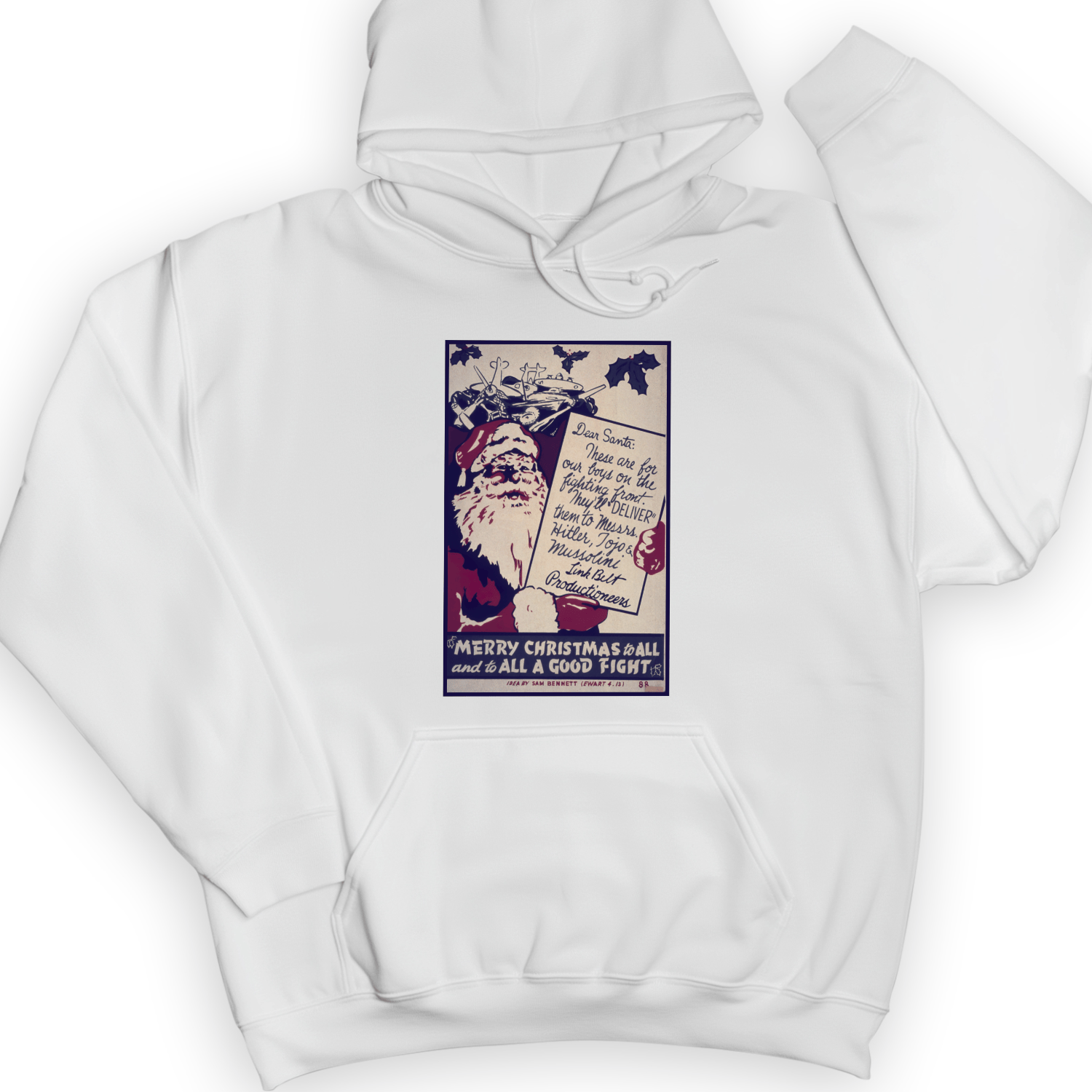 Merry Christmas To All And To All A Good Fight Hoodie