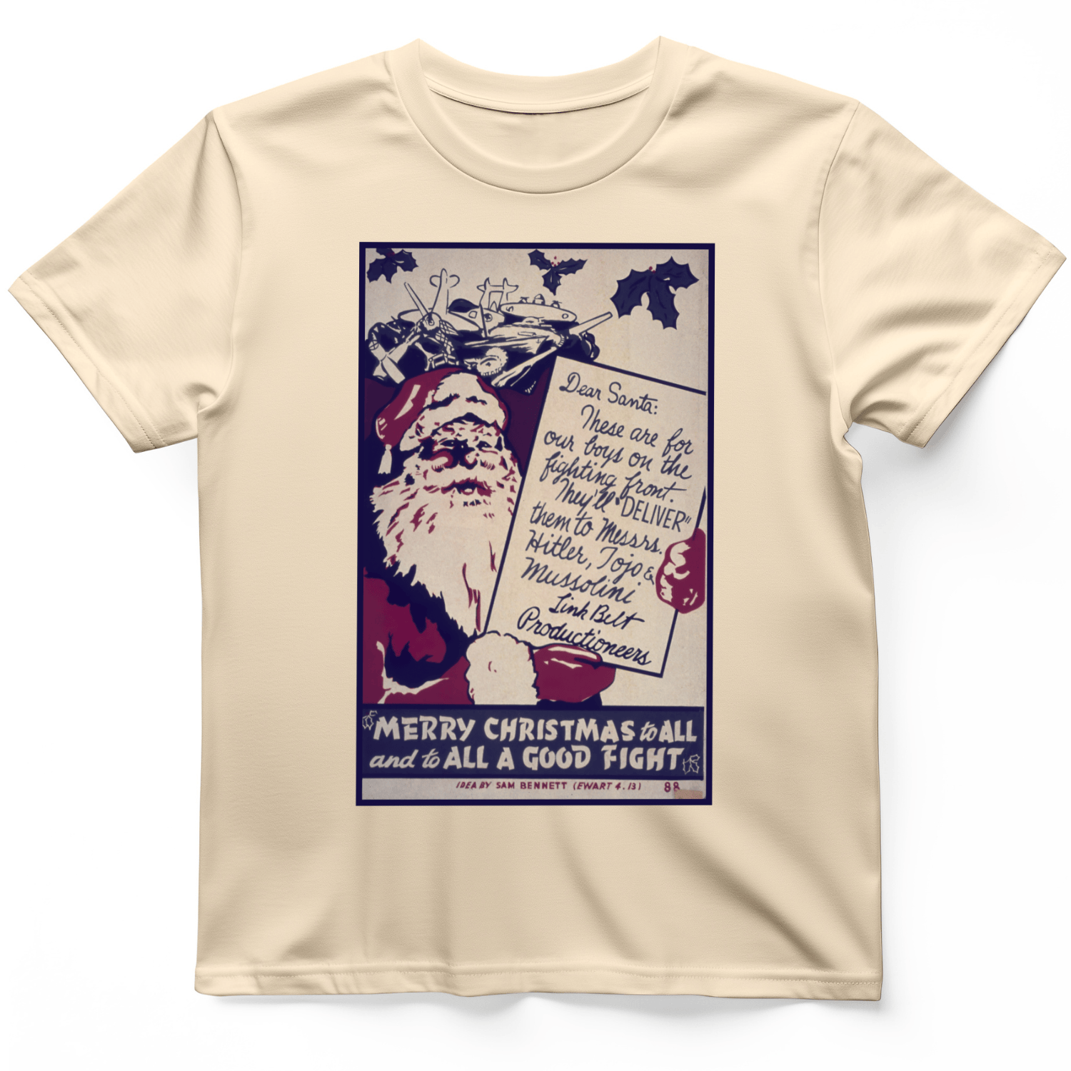 Merry Christmas To All And To All A Good Fight T-Shirt