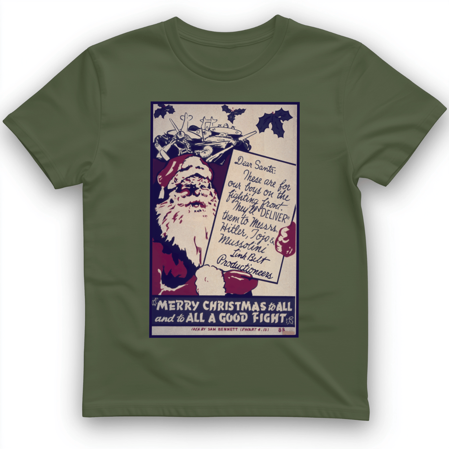 Merry Christmas To All And To All A Good Fight T-Shirt