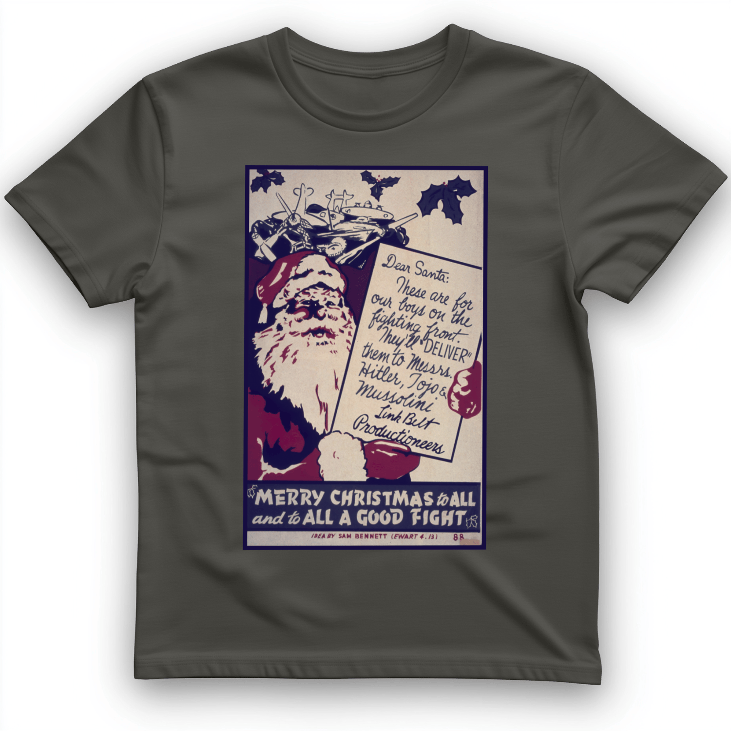 Merry Christmas To All And To All A Good Fight T-Shirt