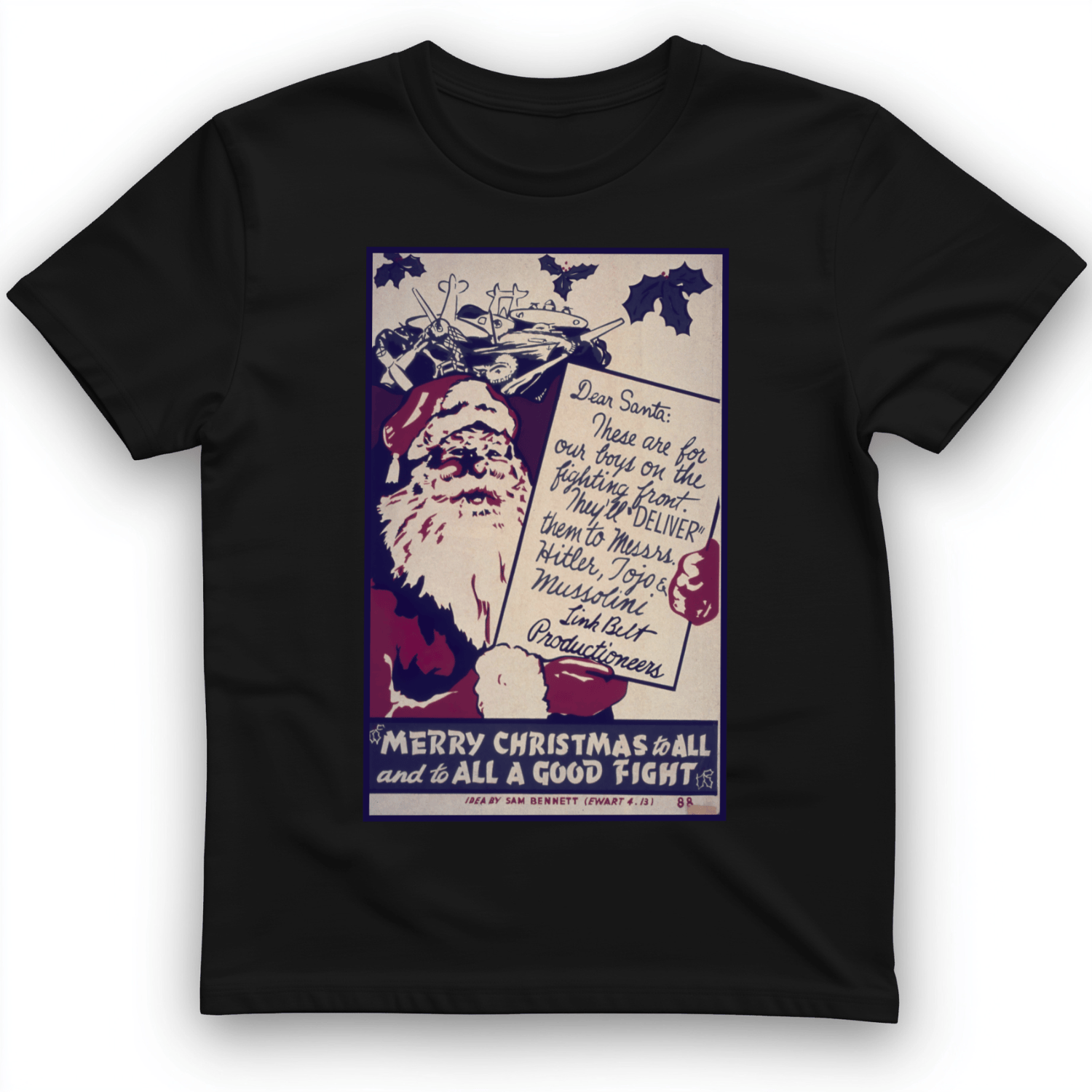 Merry Christmas To All And To All A Good Fight T-Shirt