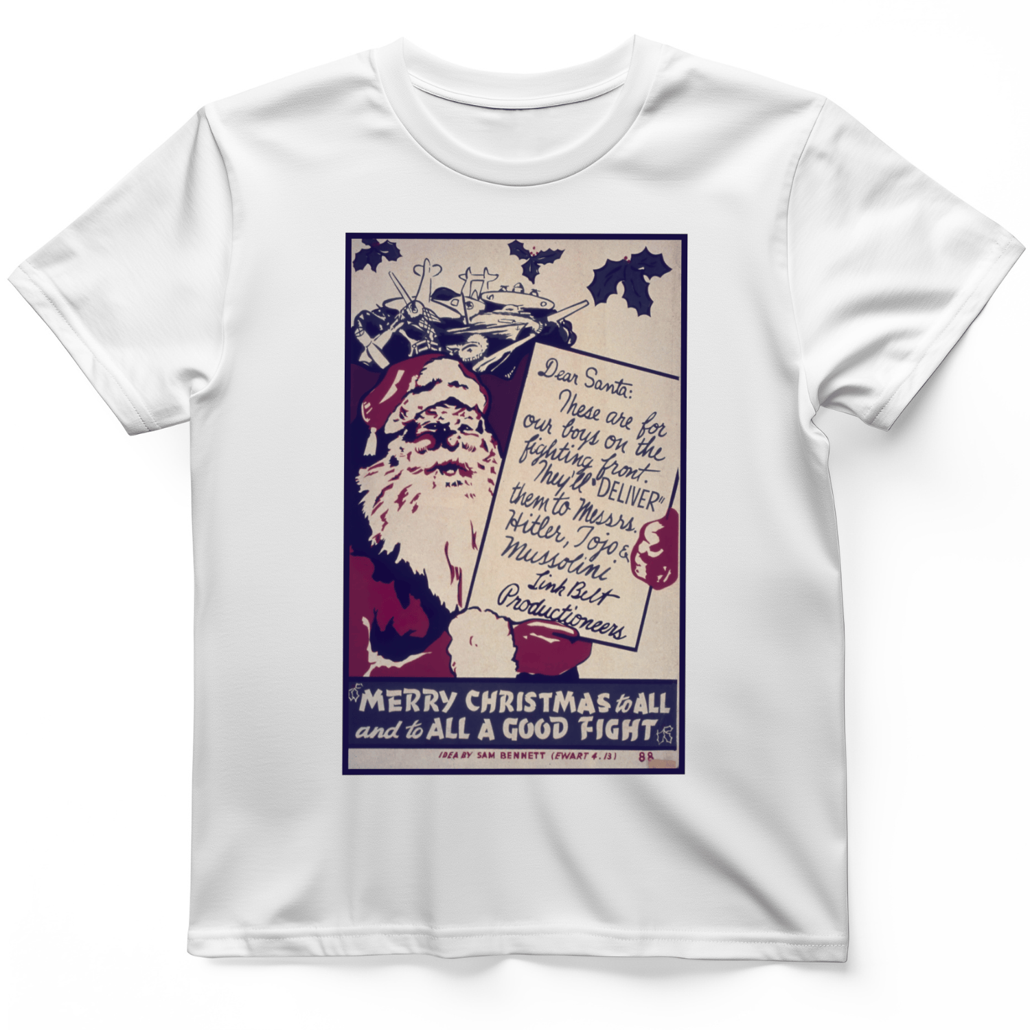 Merry Christmas To All And To All A Good Fight T-Shirt