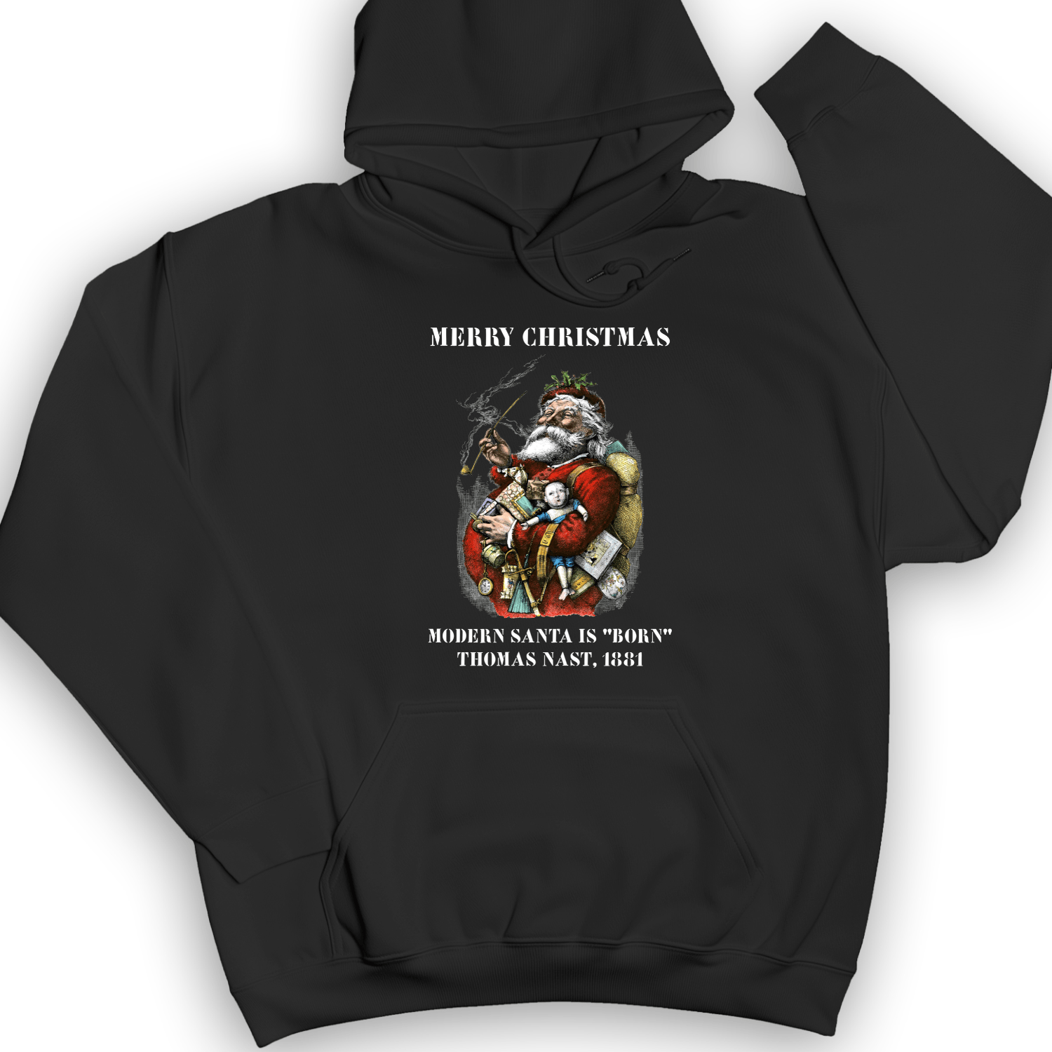 Modern Santa Claus Hoodie