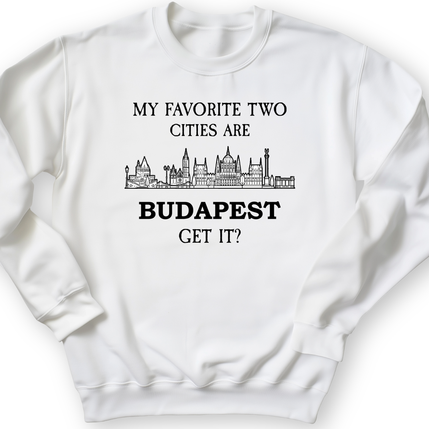 My Favorite Two Cities Crewneck