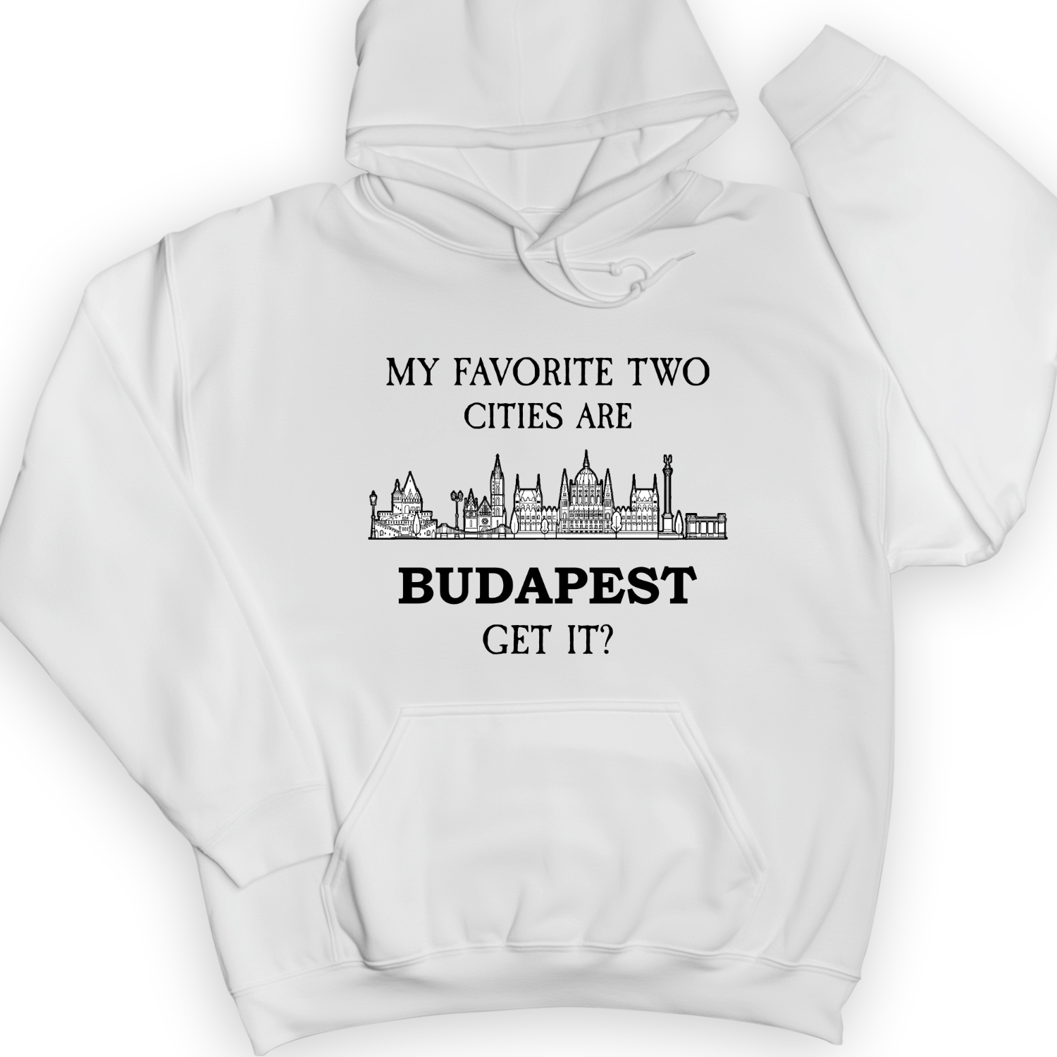 My Favorite Two Cities Hoodie