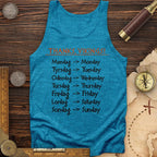 Nordic Gods Days Of The Week Tank