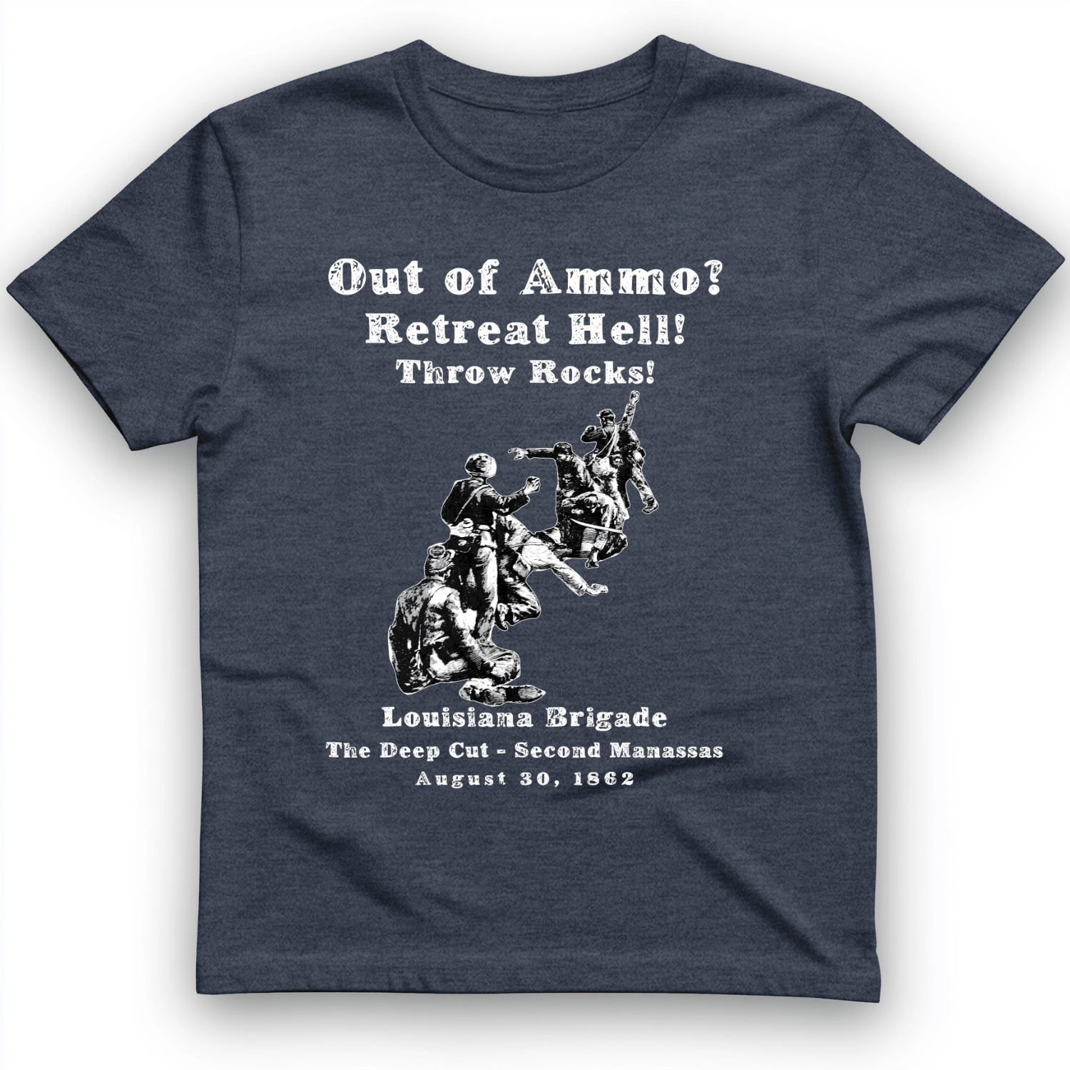 Out Of Ammo Throw Rocks T-Shirt