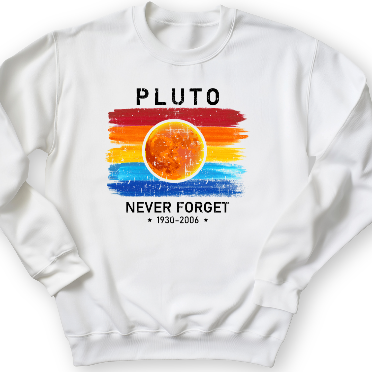 Pluto Never Forget Crewneck