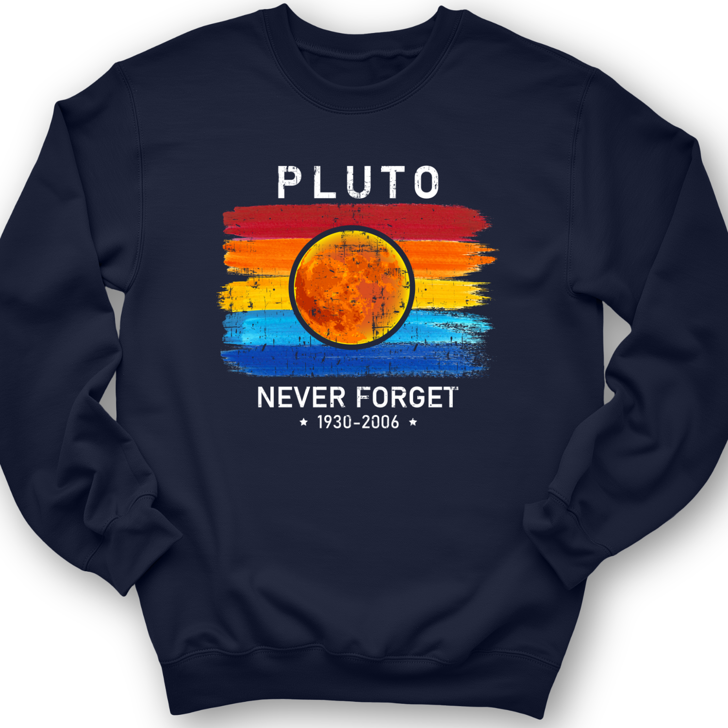 Pluto Never Forget Crewneck