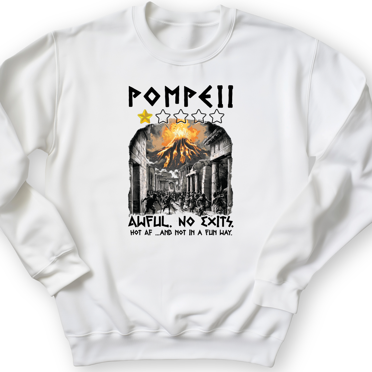 Pompeii 1 Star Crewneck