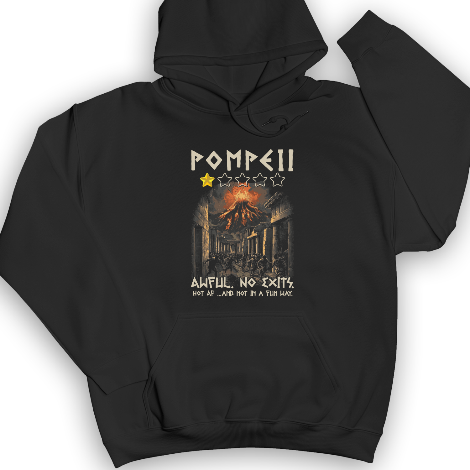 Pompeii 1 Star Hoodie