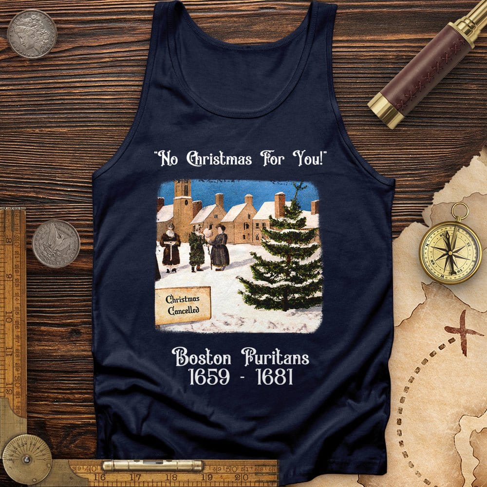 Puritans Banned Xmas Boston Tank