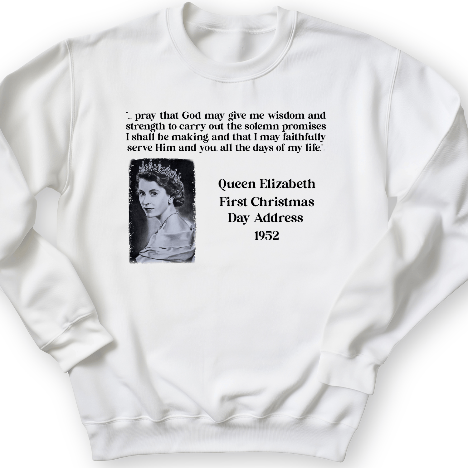 Queen Elizabeth II Xmas Address Crewneck