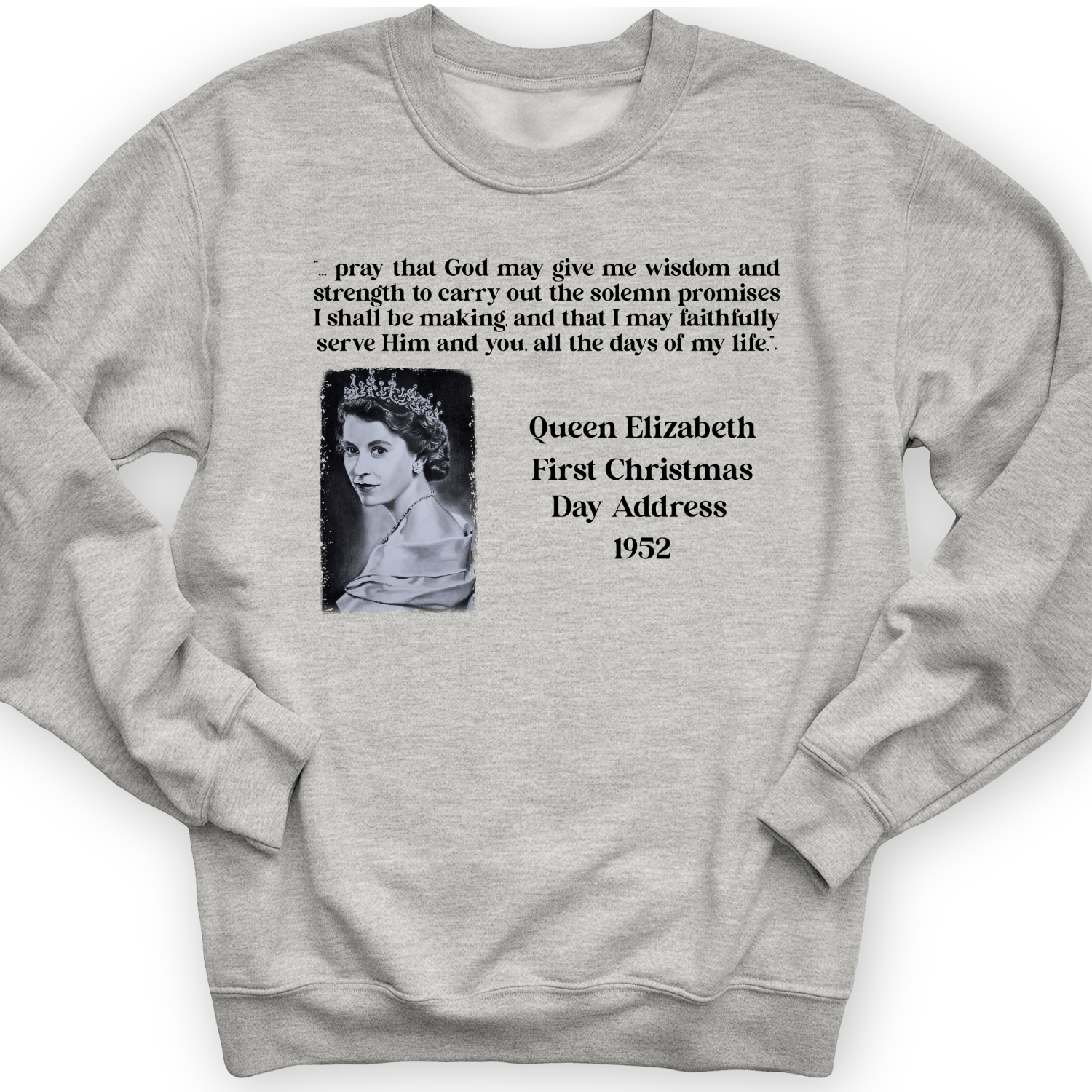 Queen Elizabeth II Xmas Address Crewneck