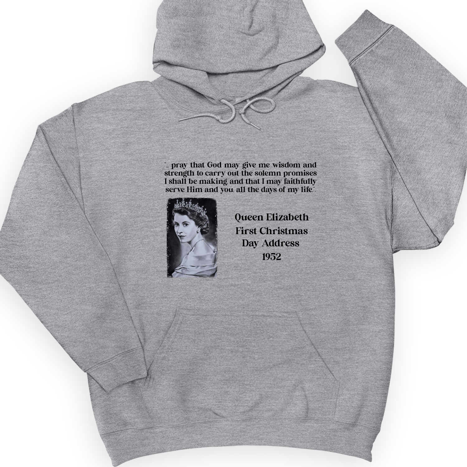 Queen Elizabeth II Xmas Address Hoodie