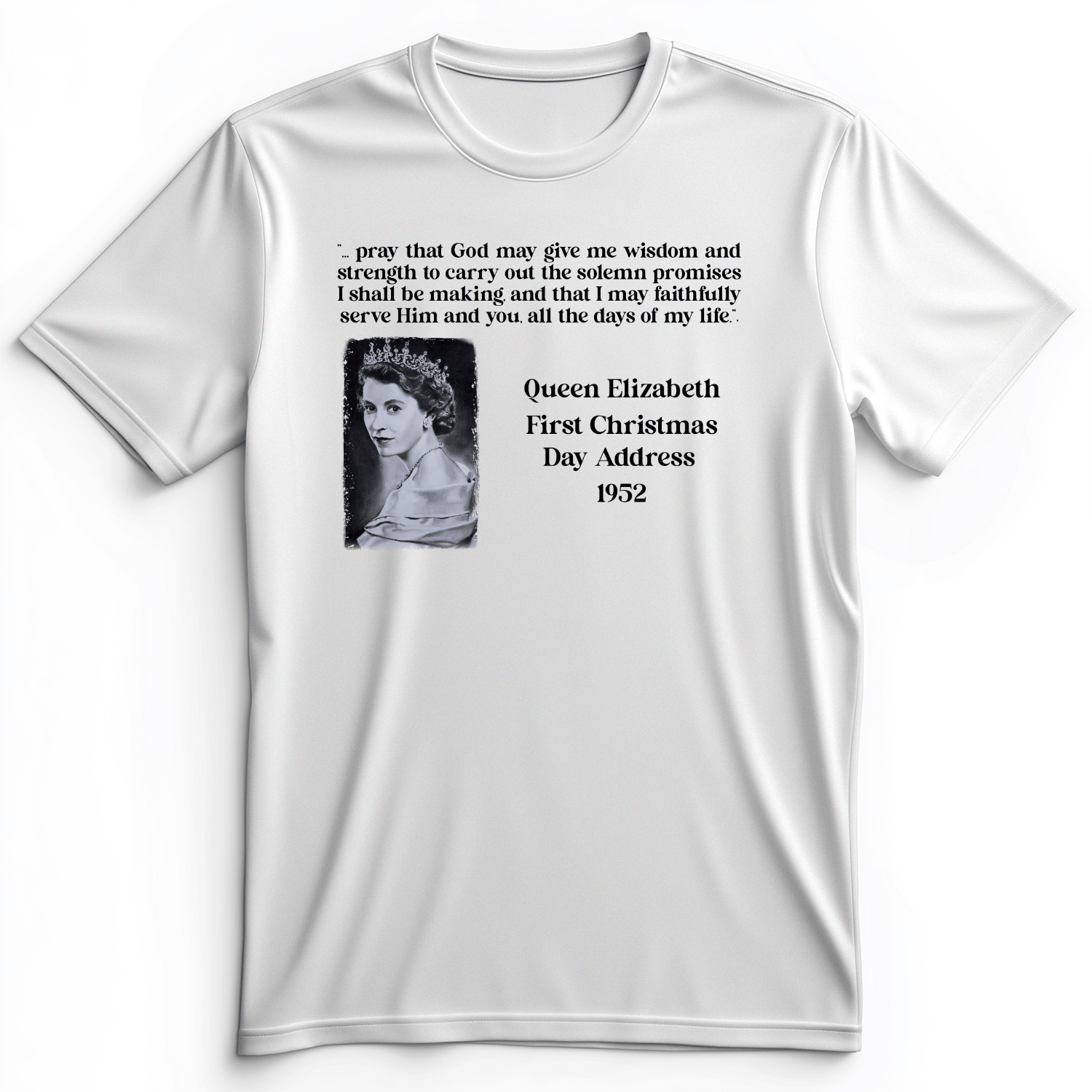 Queen Elizabeth II Xmas Address Premium Tee