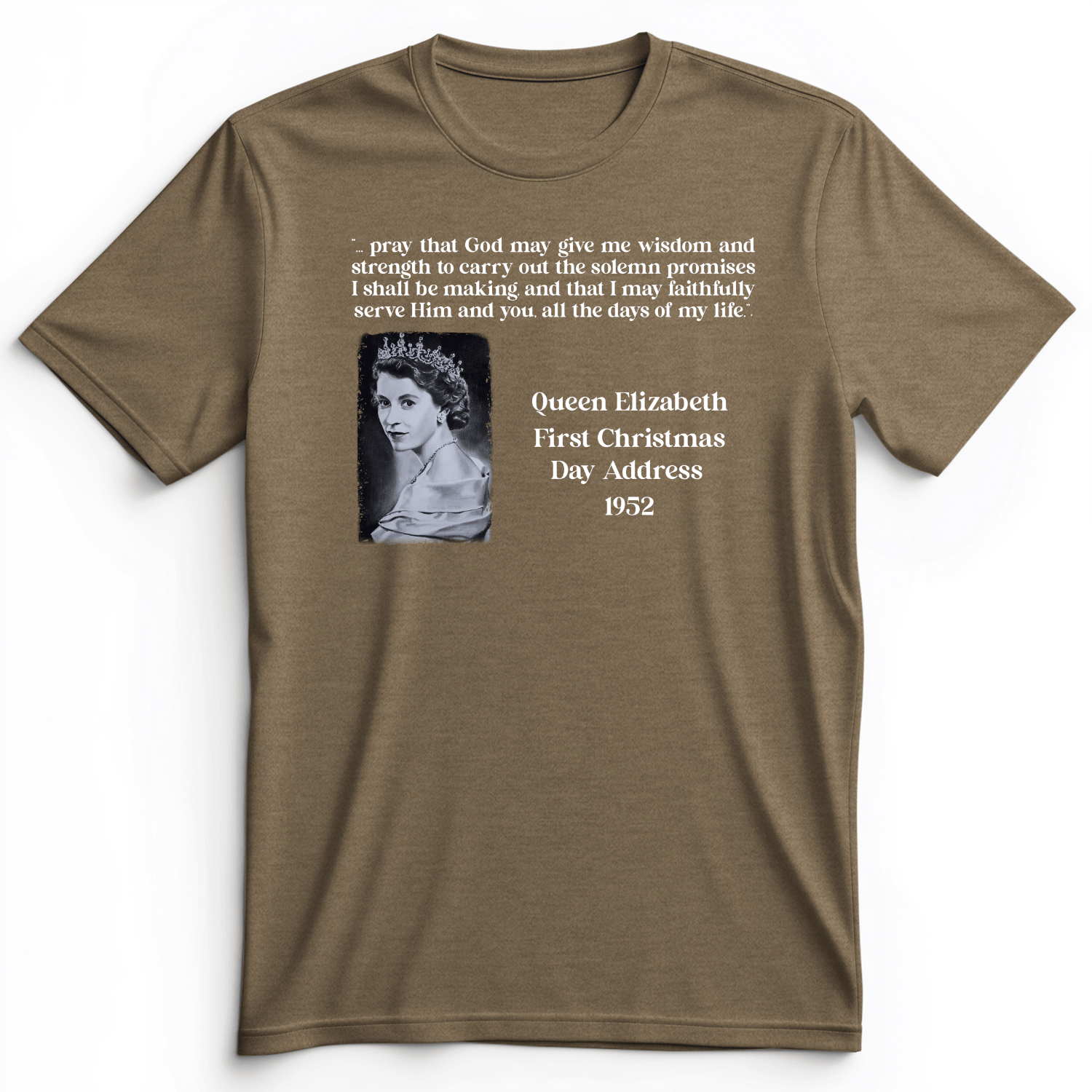 Queen Elizabeth II Xmas Address Premium Tee