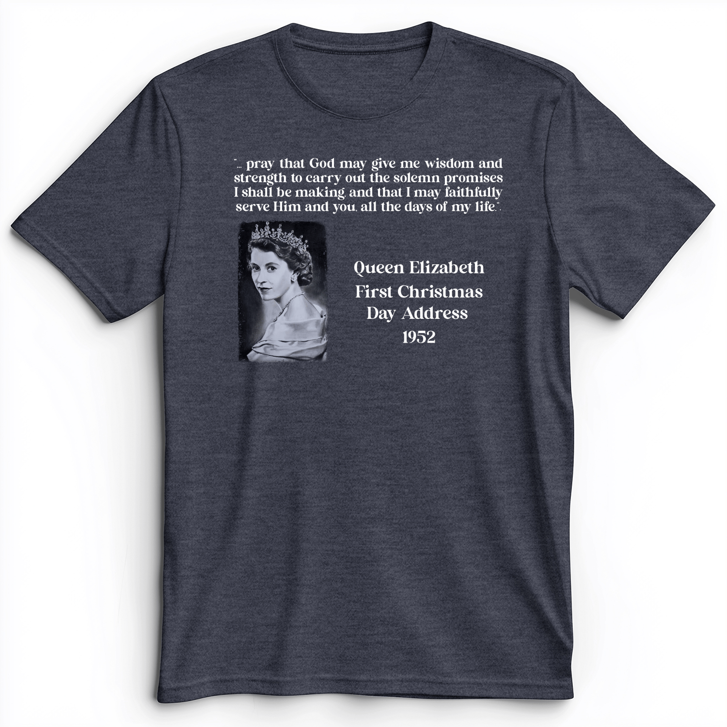 Queen Elizabeth II Xmas Address Premium Tee
