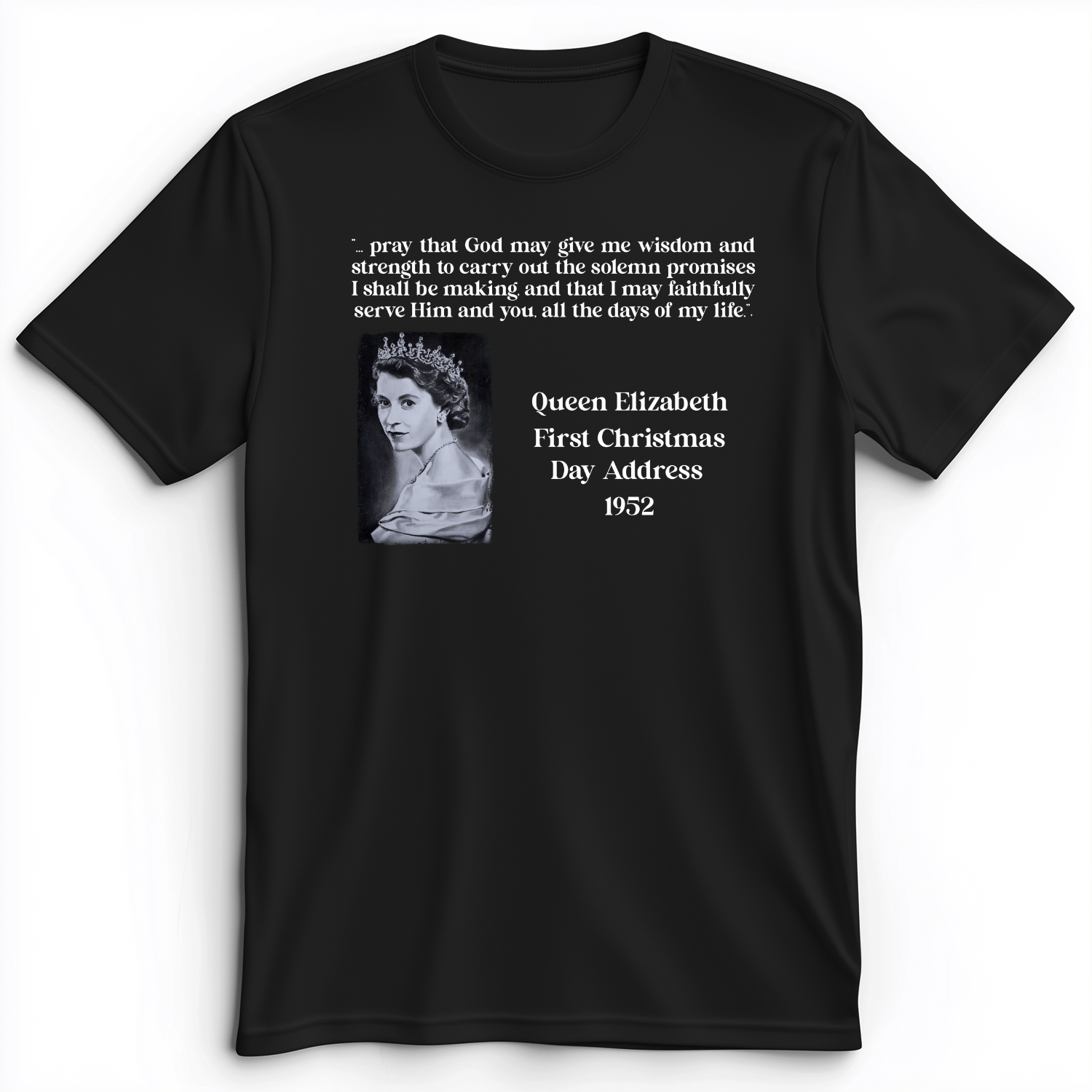Queen Elizabeth II Xmas Address Premium Tee