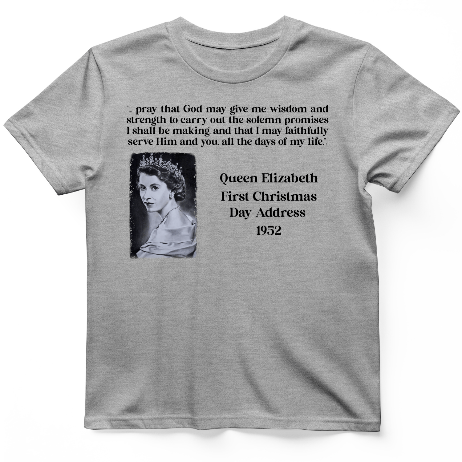 Queen Elizabeth II Xmas Address T-Shirt