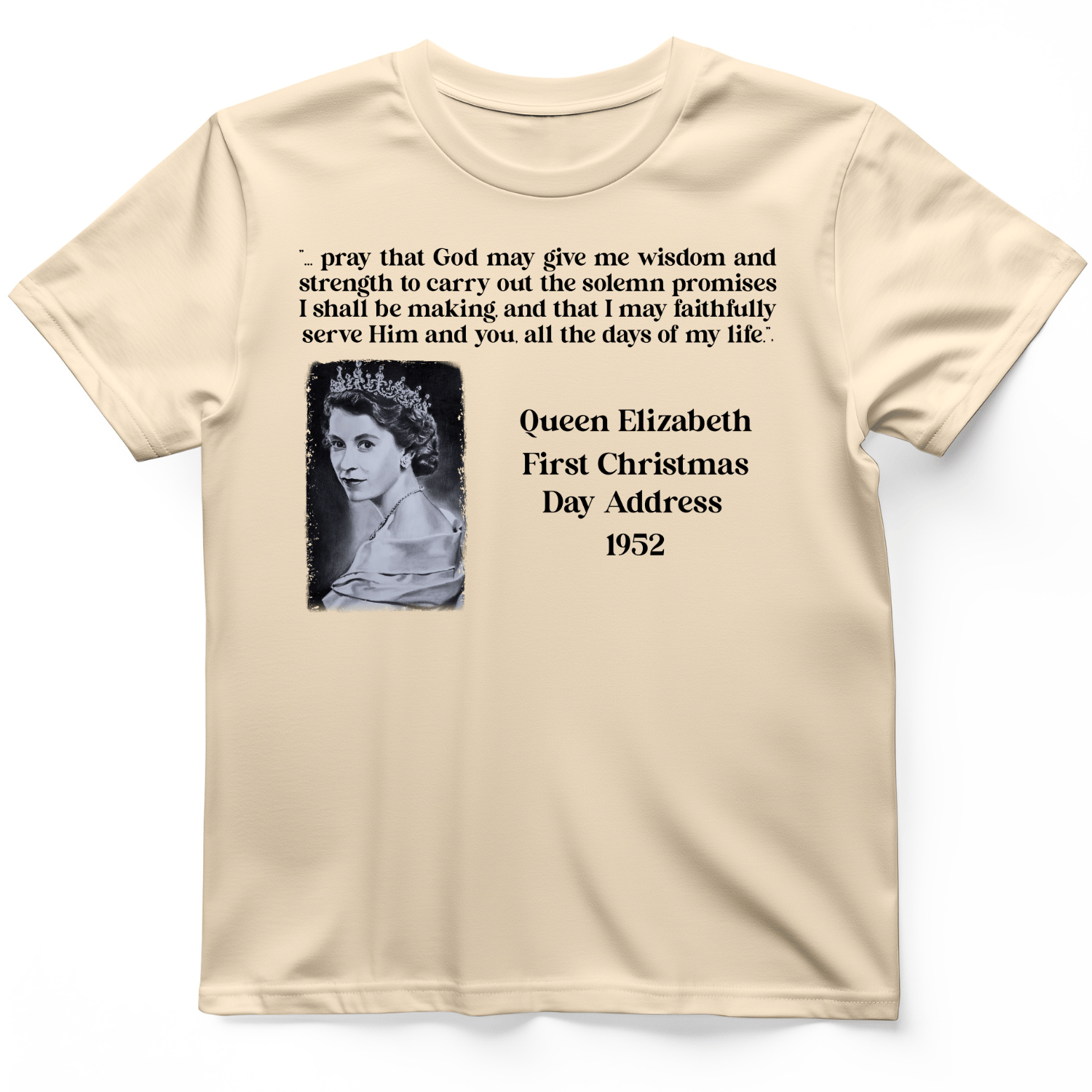 Queen Elizabeth II Xmas Address T-Shirt