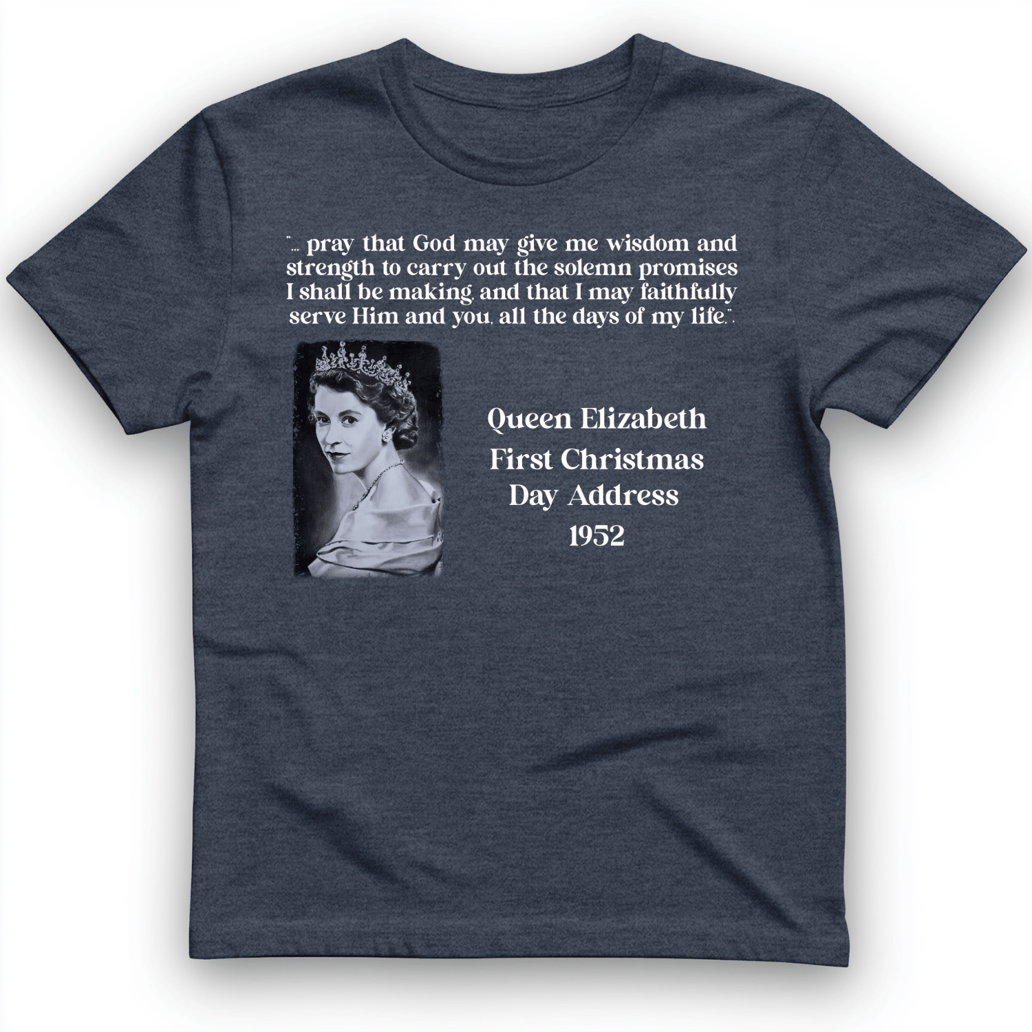 Queen Elizabeth II Xmas Address T-Shirt