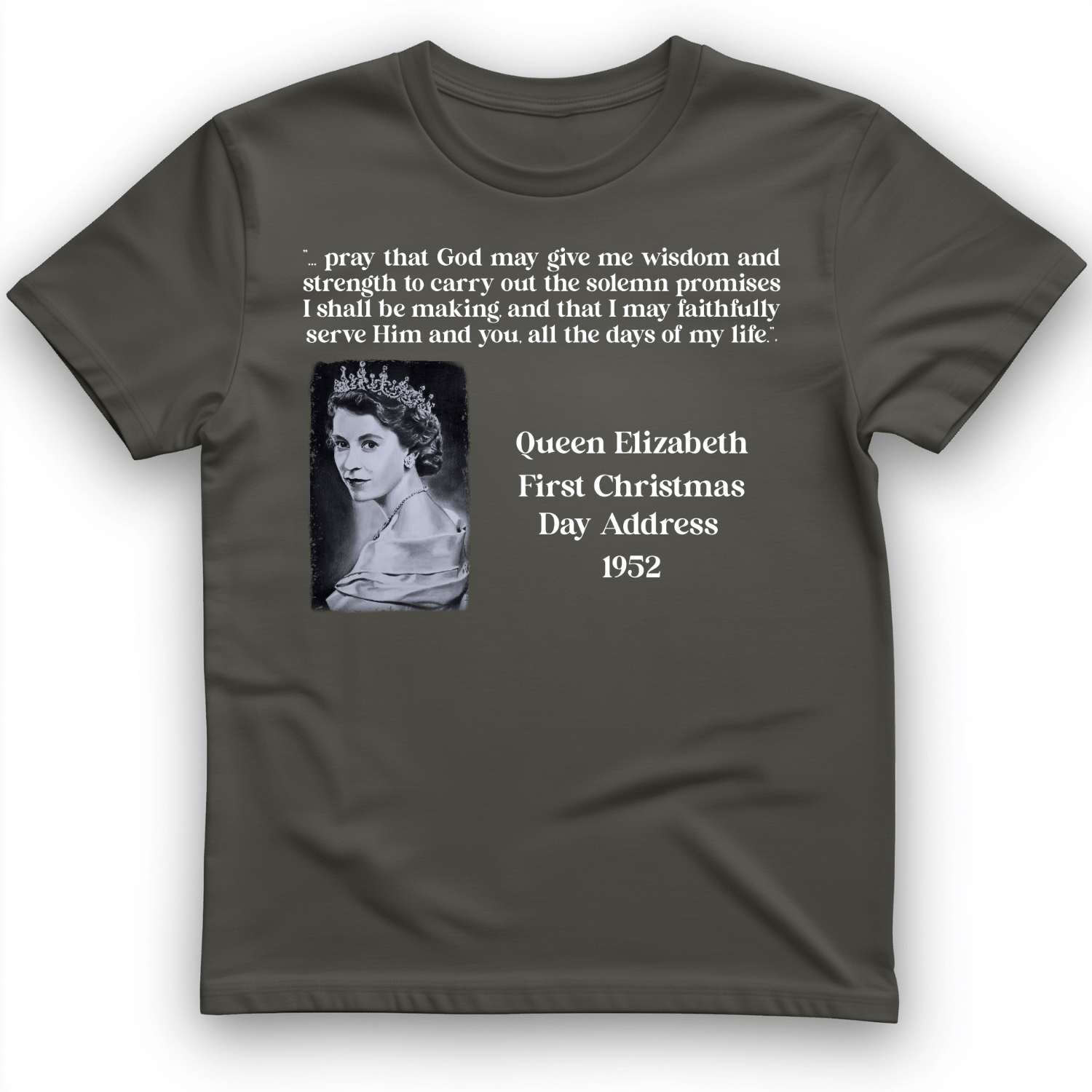 Queen Elizabeth II Xmas Address T-Shirt