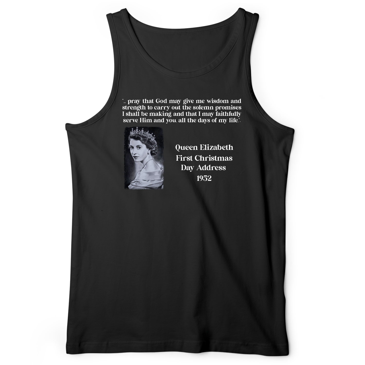 Queen Elizabeth II Xmas Address Tank