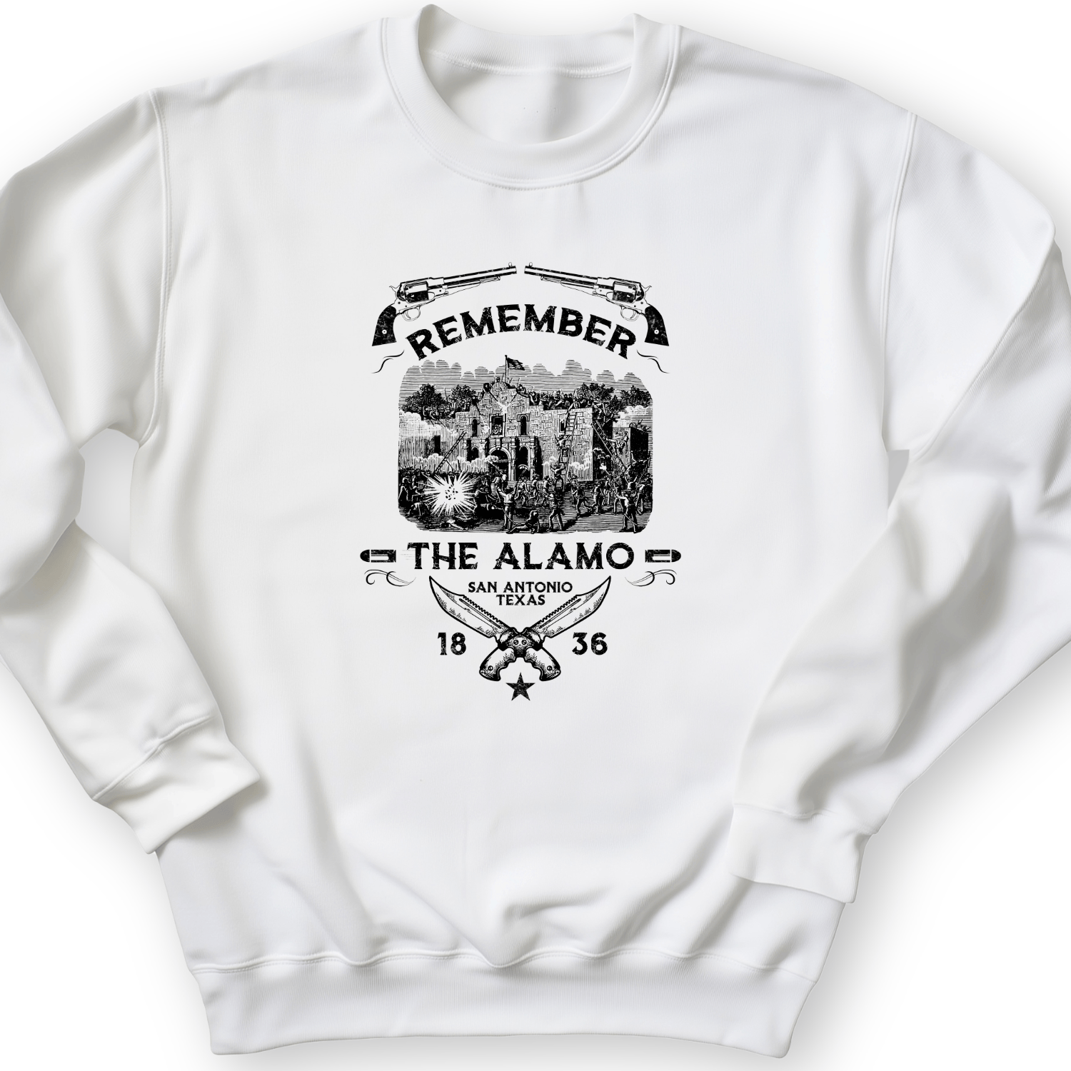 Remember The Alamo 1836 Crewneck